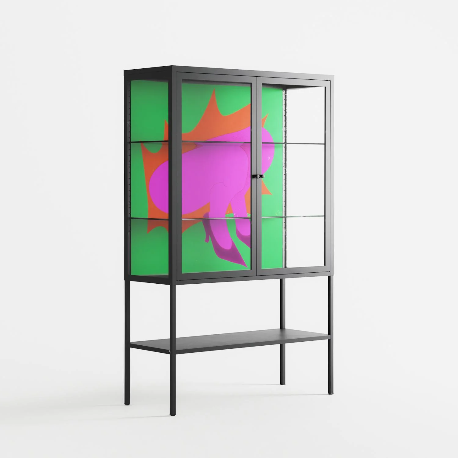 Sit This One Out - Loft Cabinet - Ciara Wade - Antracite - Clear glass - Image 4