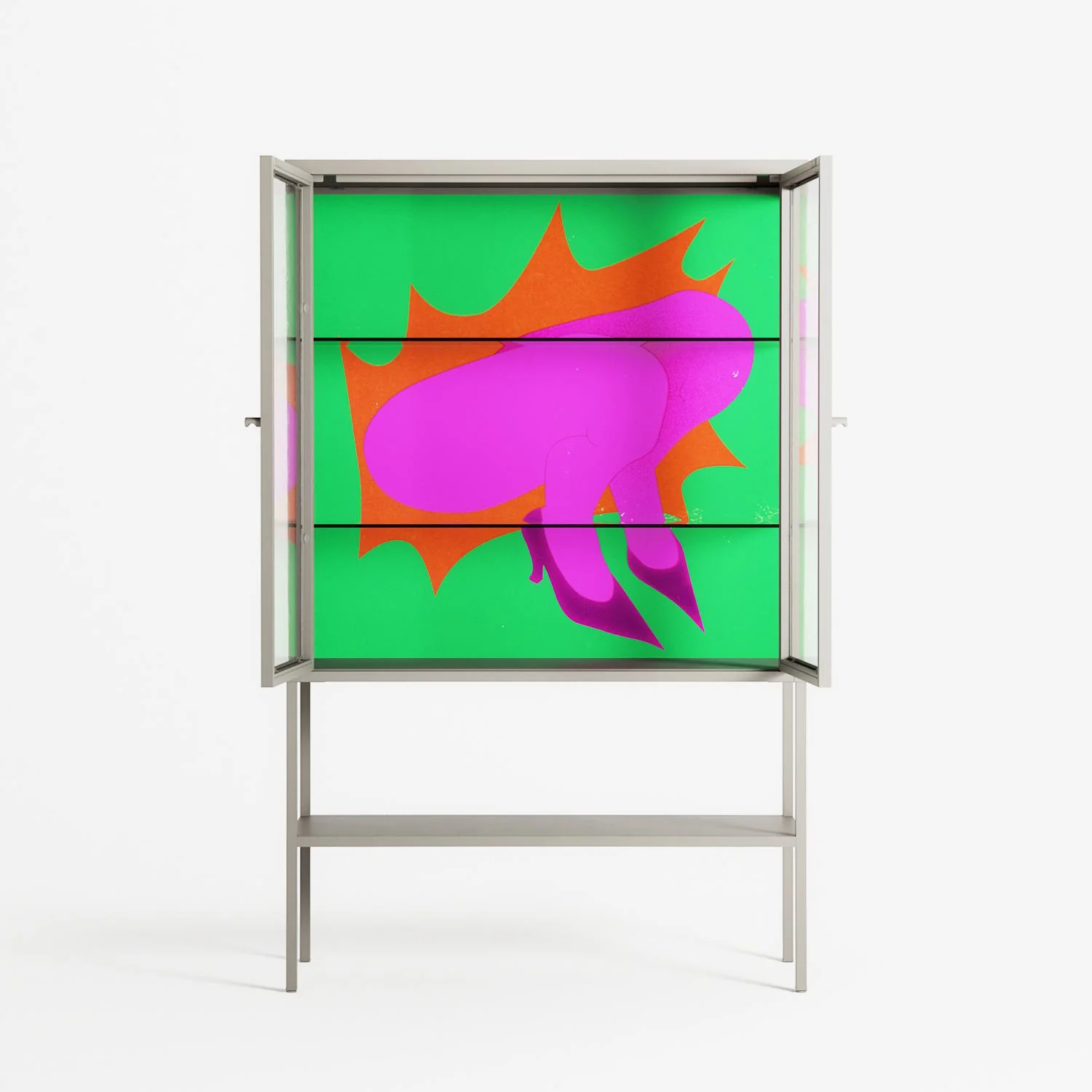 Sit This One Out - Loft Cabinet - Ciara Wade - Pebble - Clear glass - Image 3