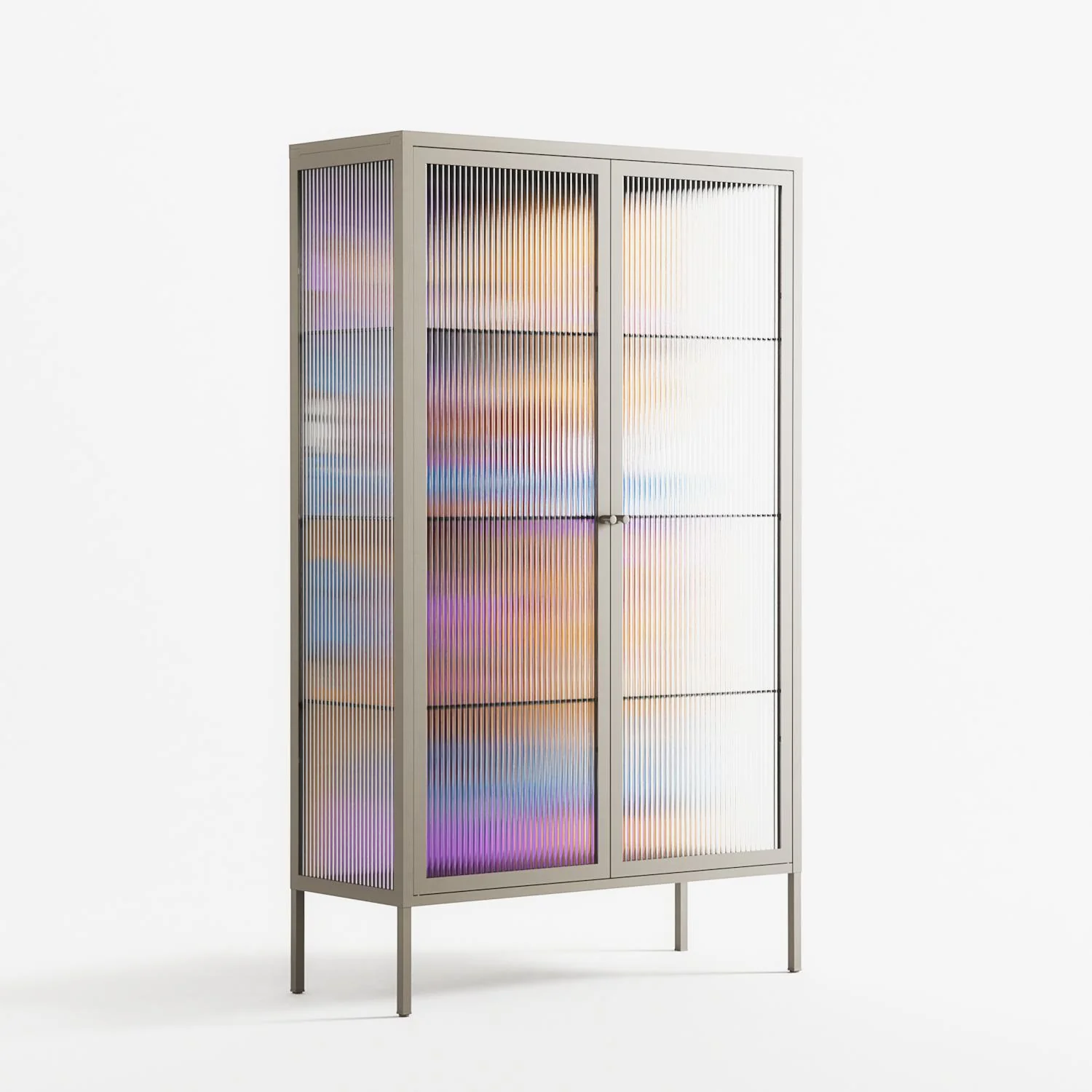 Solar Cancer - Cabinet - Cezar Berje - Pebble - Reeded glass - Image 4