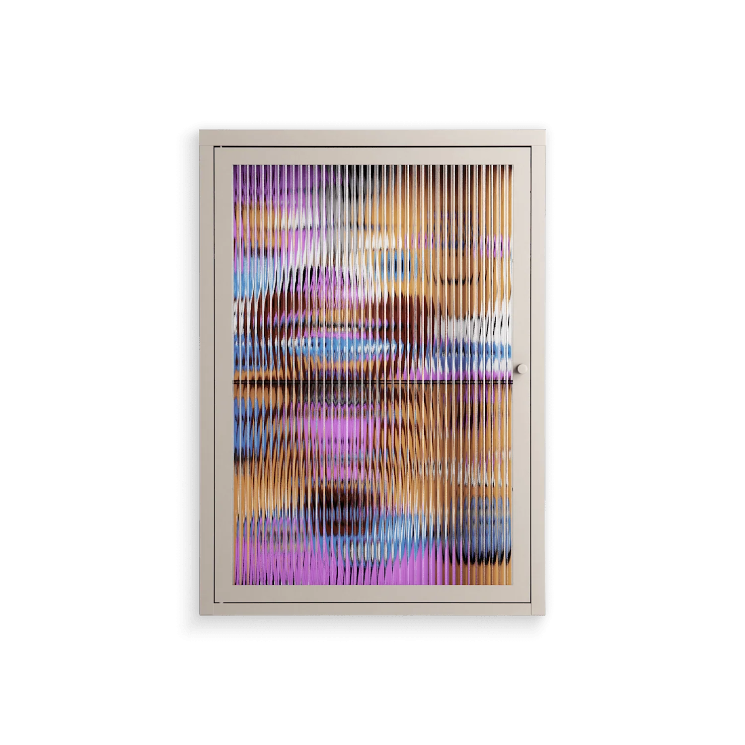 Solar Cancer - Wall Cabinet - Cezar Berje - Pebble - Reeded glass