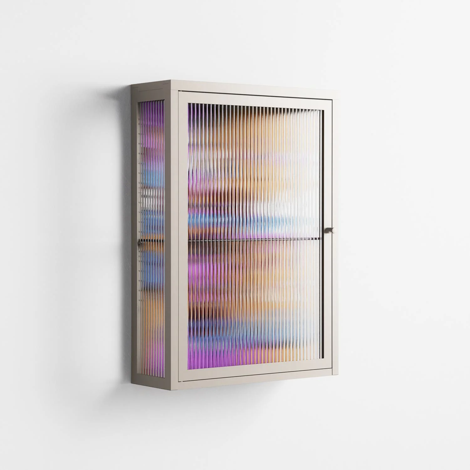 Solar Cancer - Wall Cabinet - Cezar Berje - Pebble - Reeded glass - Image 4