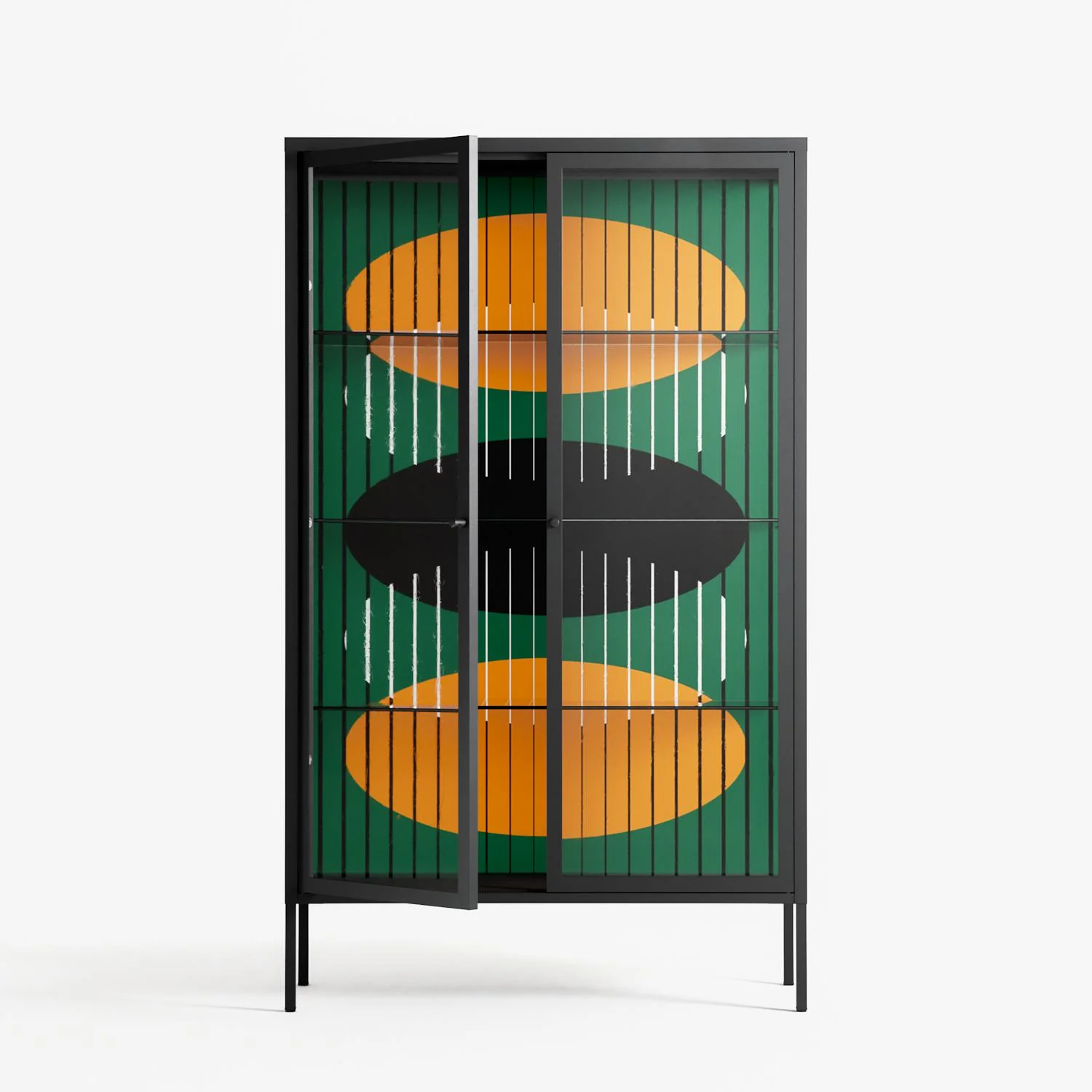 Soul Split - Cabinet - Oluwasheyi Adebayo - Antracite - Clear glass - Image 2