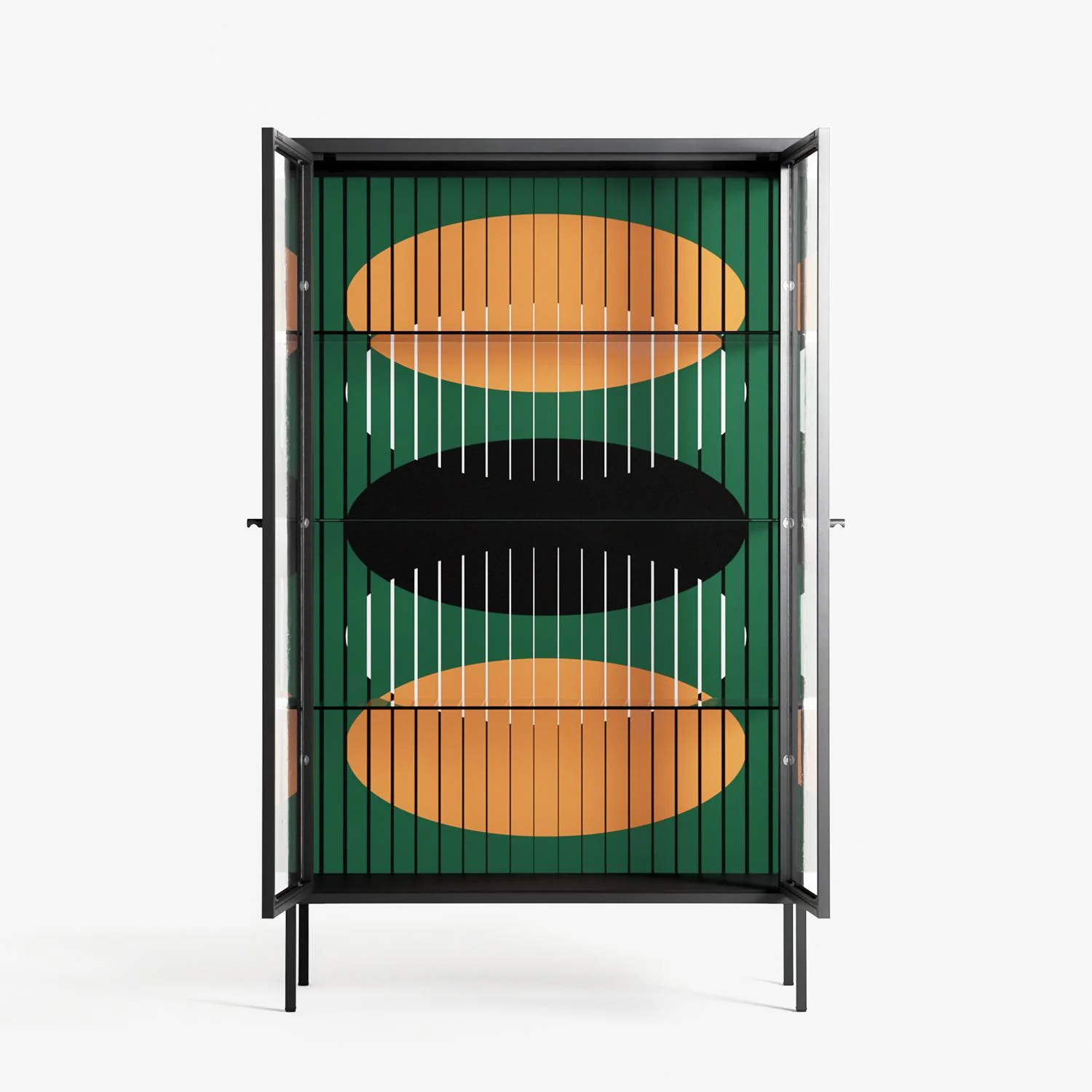 Soul Split - Cabinet - Oluwasheyi Adebayo - Antracite - Clear glass - Image 3