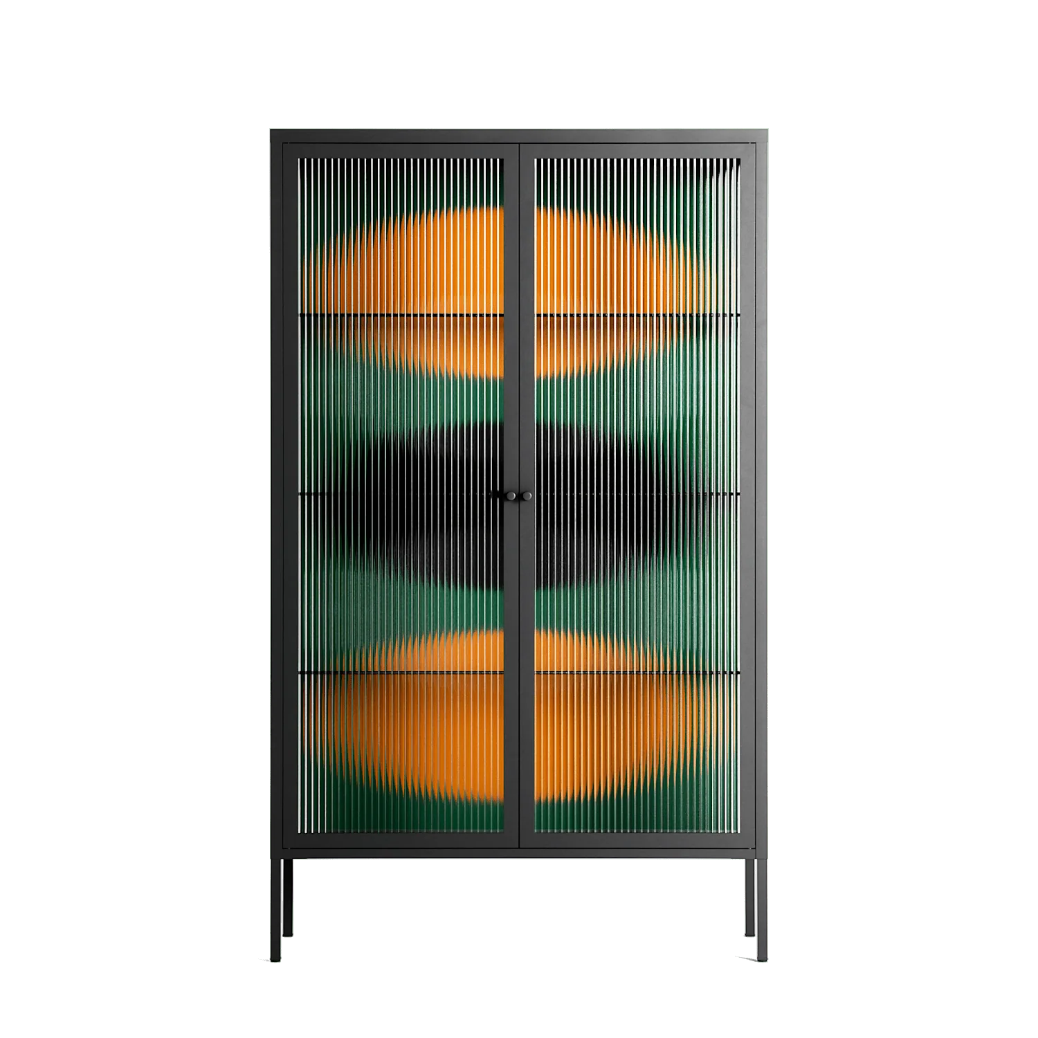 Soul Split - Cabinet - Oluwasheyi Adebayo - Antracite - Reeded glass