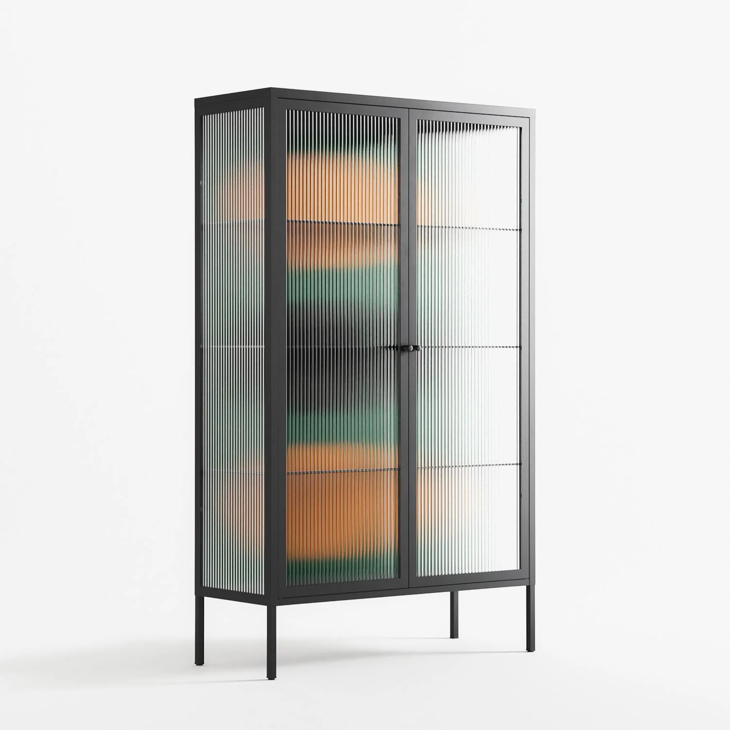 Soul Split - Cabinet - Oluwasheyi Adebayo - Antracite - Reeded glass - Image 4