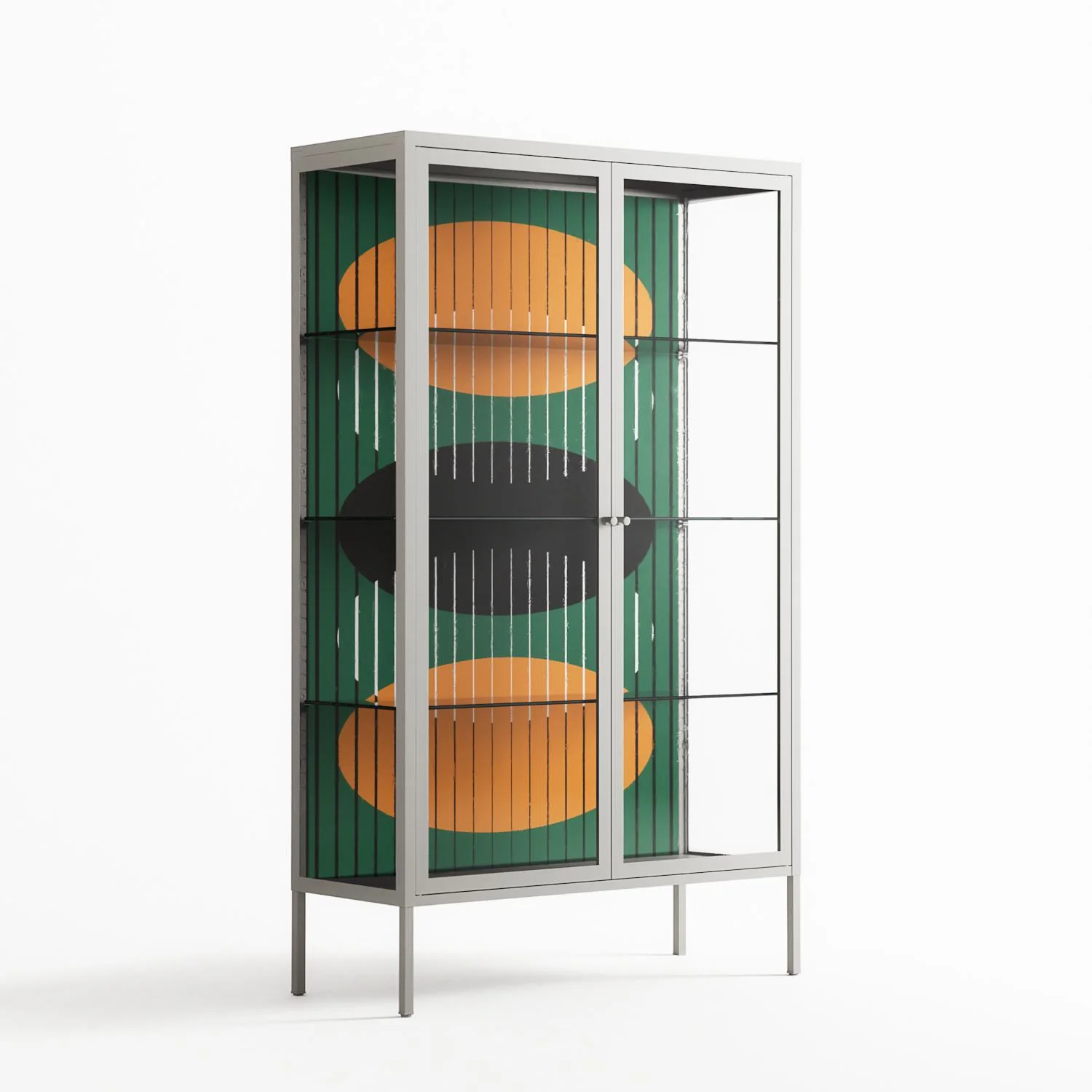 Soul Split - Cabinet - Oluwasheyi Adebayo - Chalk - Clear glass - Image 4