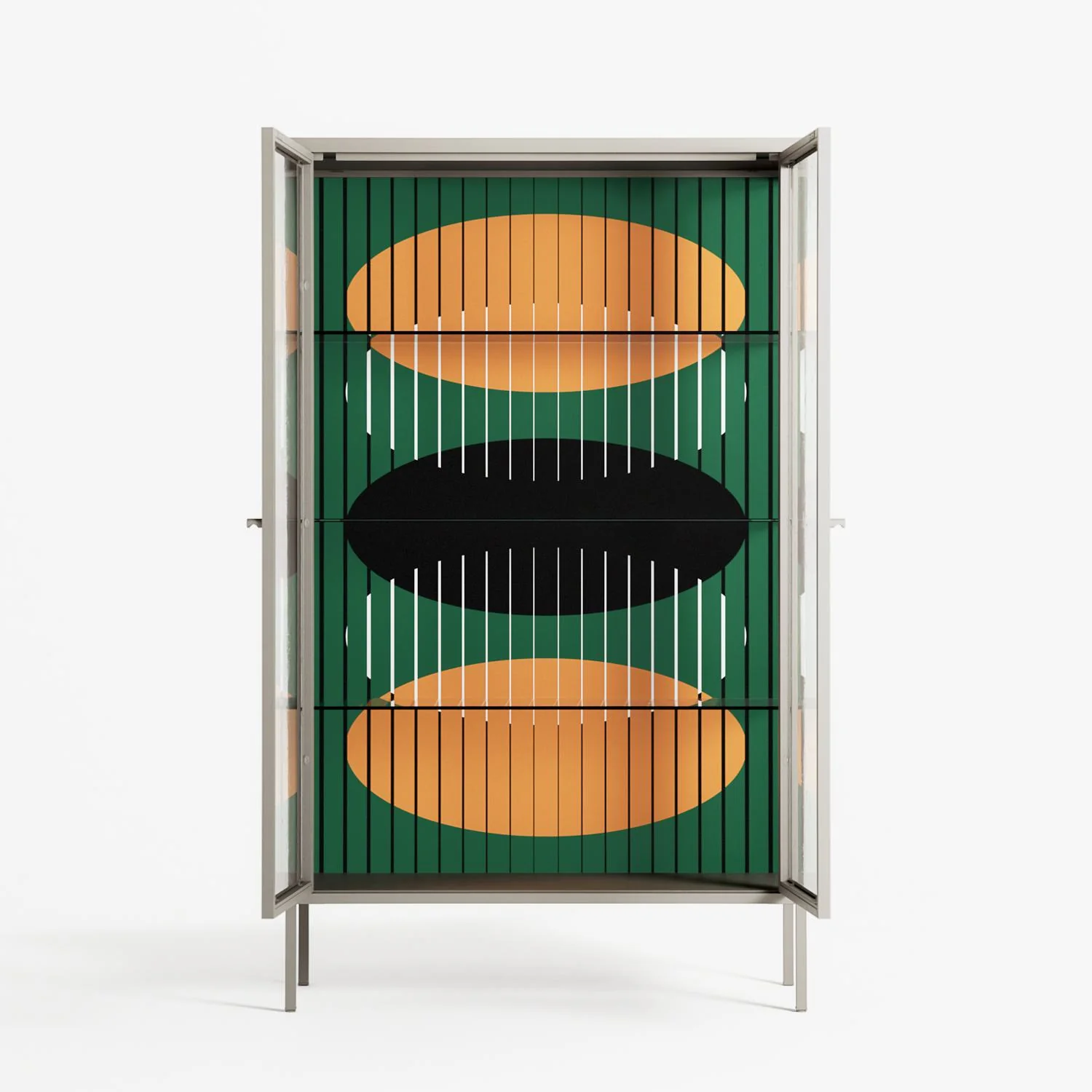 Soul Split - Cabinet - Oluwasheyi Adebayo - Pebble - Clear glass - Image 3