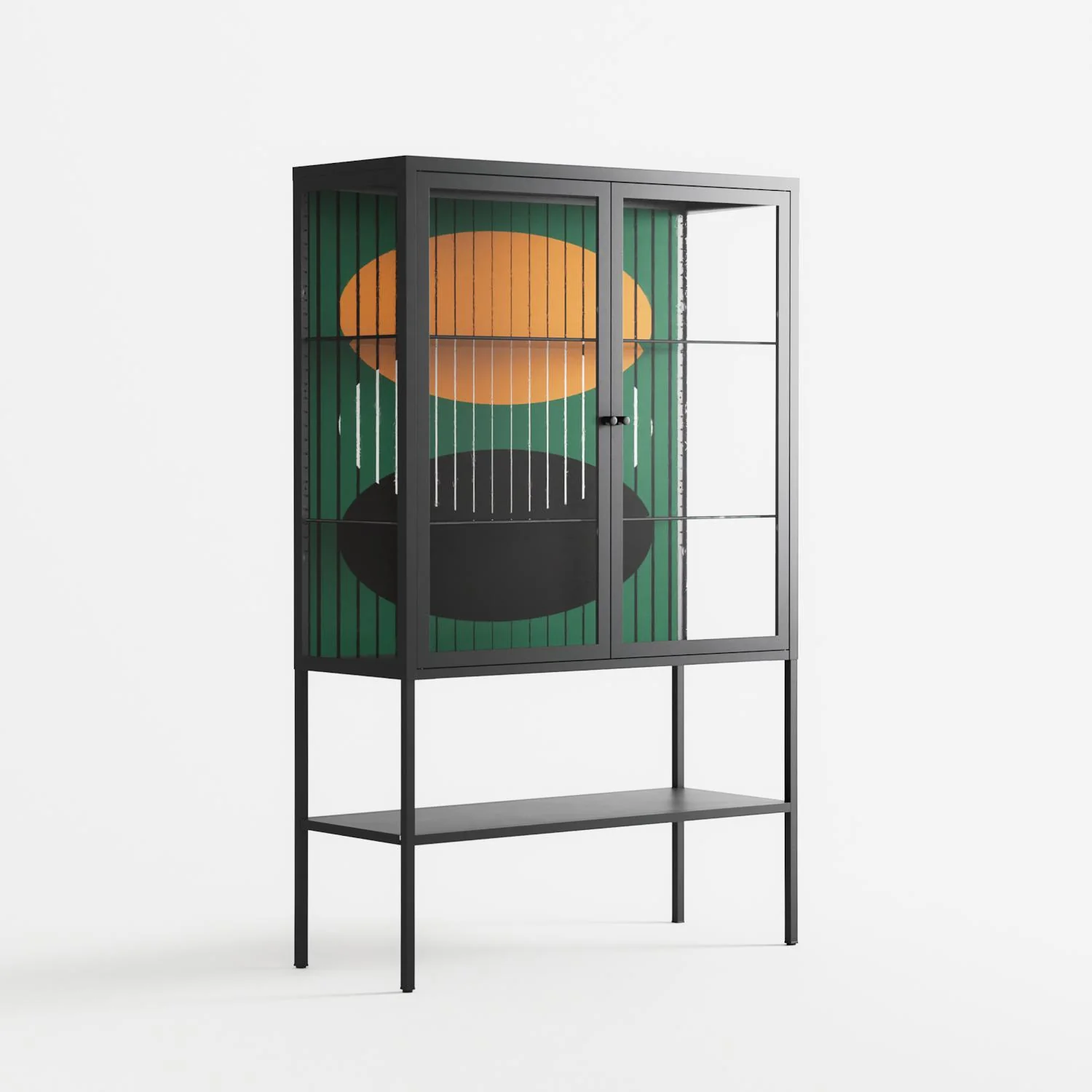 Soul Split - Loft Cabinet - Oluwasheyi Adebayo - Antracite - Clear glass - Image 4