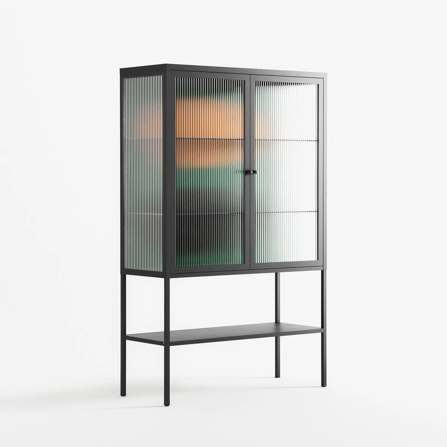 Soul Split - Loft Cabinet - Oluwasheyi Adebayo - Antracite - Reeded glass - Image 4