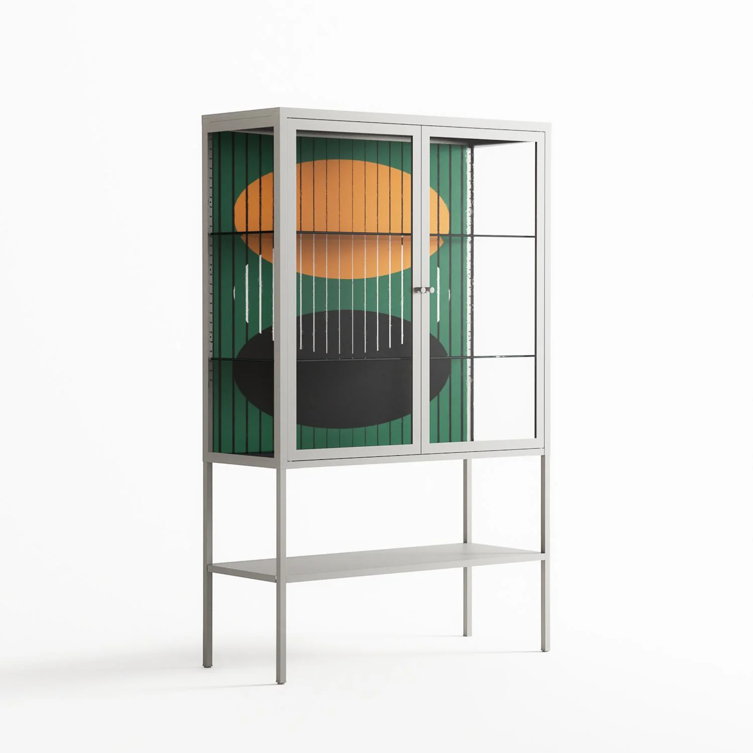 Soul Split - Loft Cabinet - Oluwasheyi Adebayo - Chalk - Clear glass - Image 4