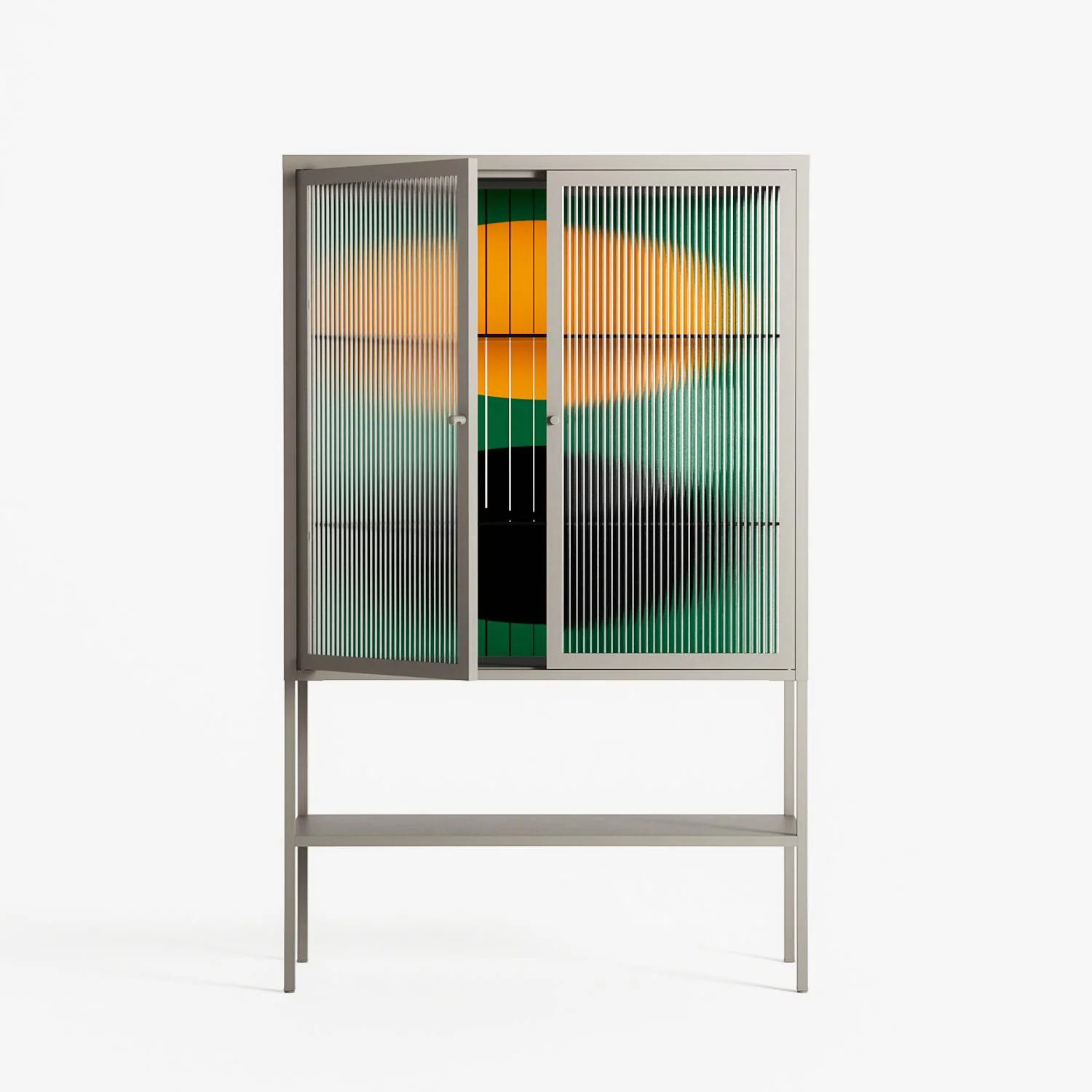 Soul Split - Loft Cabinet - Oluwasheyi Adebayo - Pebble - Reeded glass - Image 2