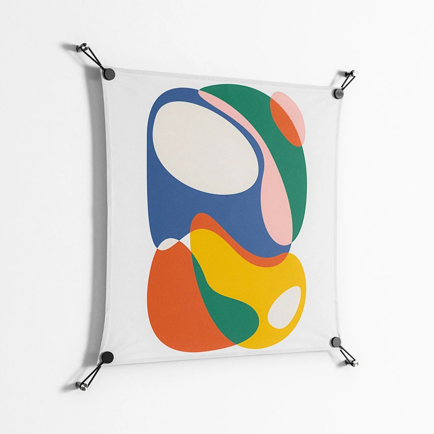 Spilled Paint - Work On Wall - Vratislav Pecka - Black - 70 x 70 cm - Image 2