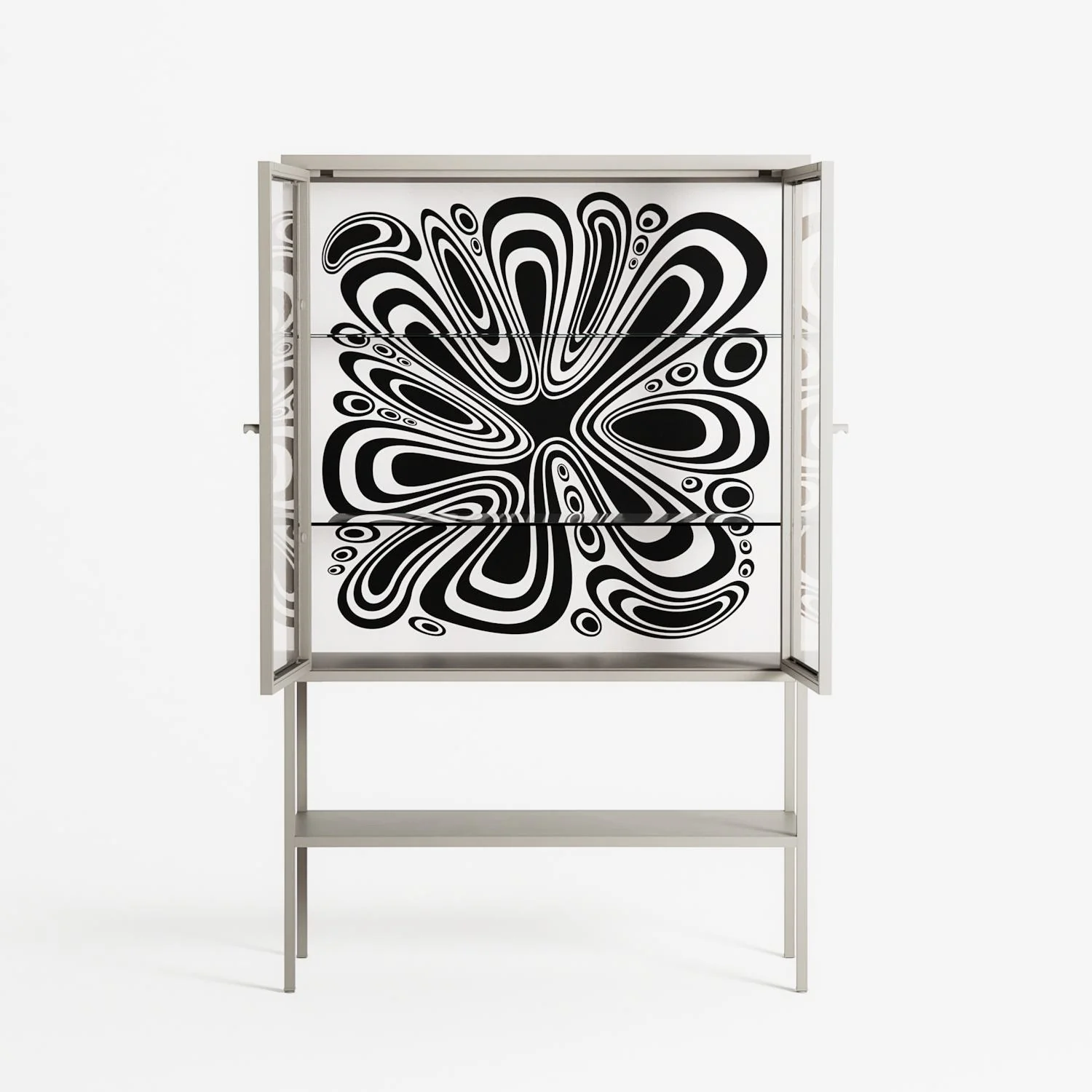 Splash of black - Loft Cabinet - Vratislav Pecka - Pebble - Clear glass - Image 3