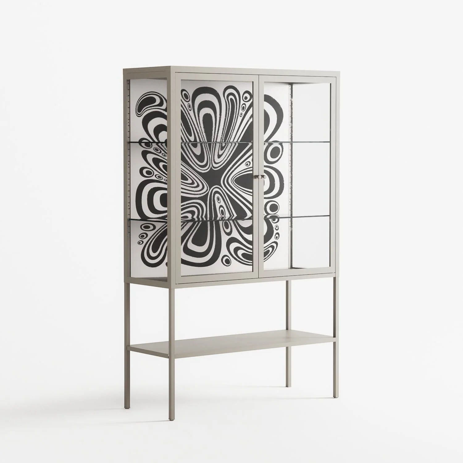 Splash of black - Loft Cabinet - Vratislav Pecka - Pebble - Clear glass - Image 4