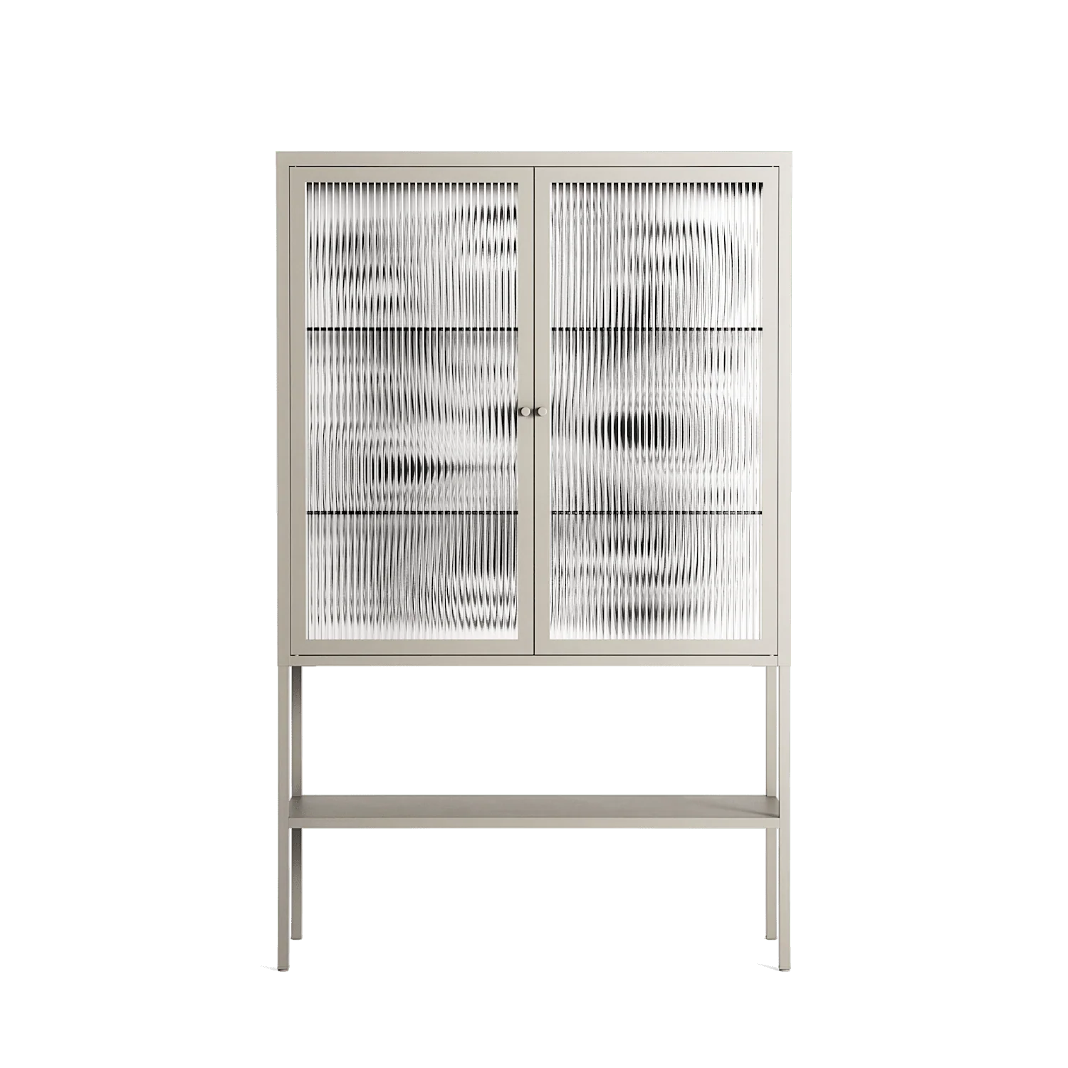 Splash of black - Loft Cabinet - Vratislav Pecka - Pebble - Reeded glass