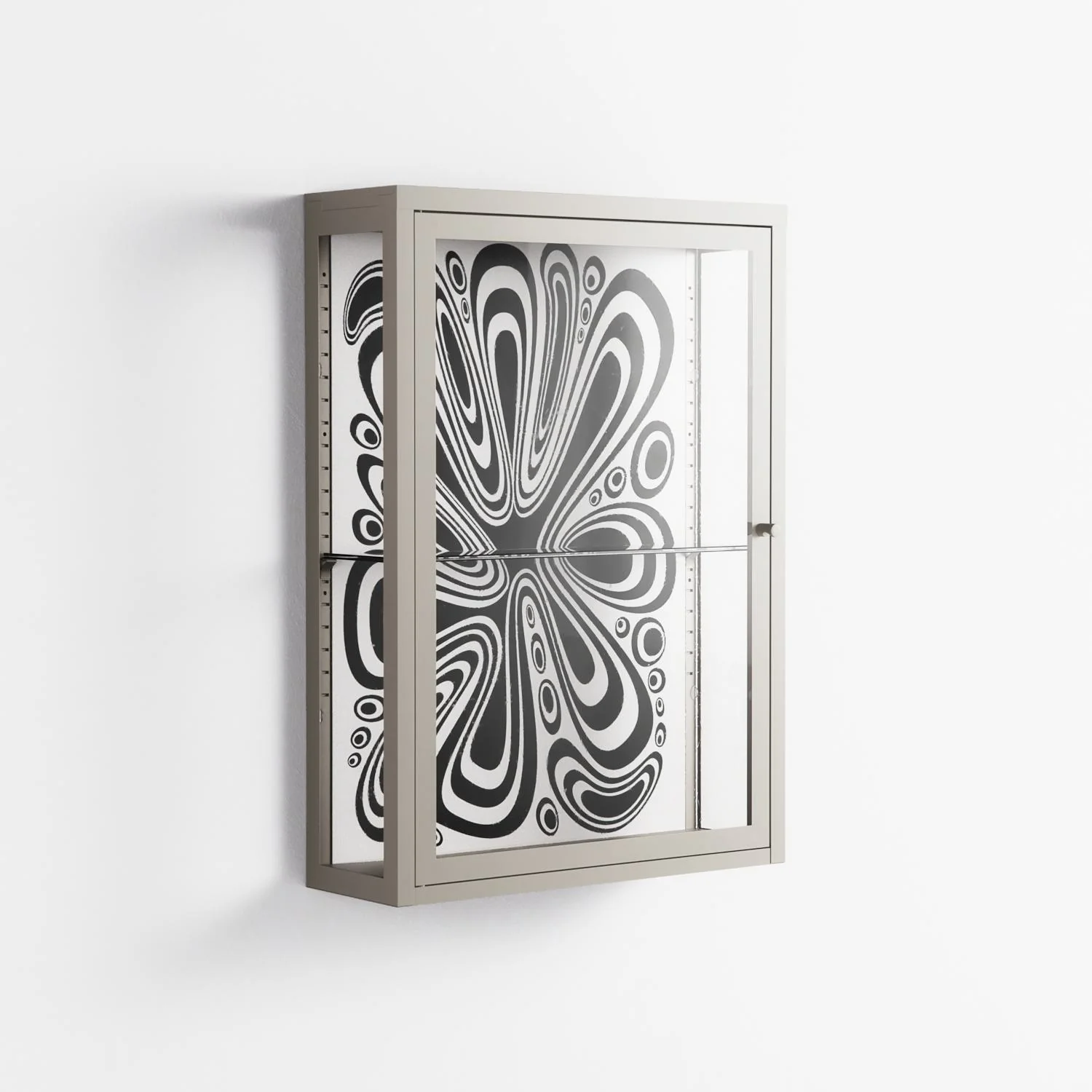 Splash of black - Wall Cabinet - Vratislav Pecka - Pebble - Clear glass - Image 4