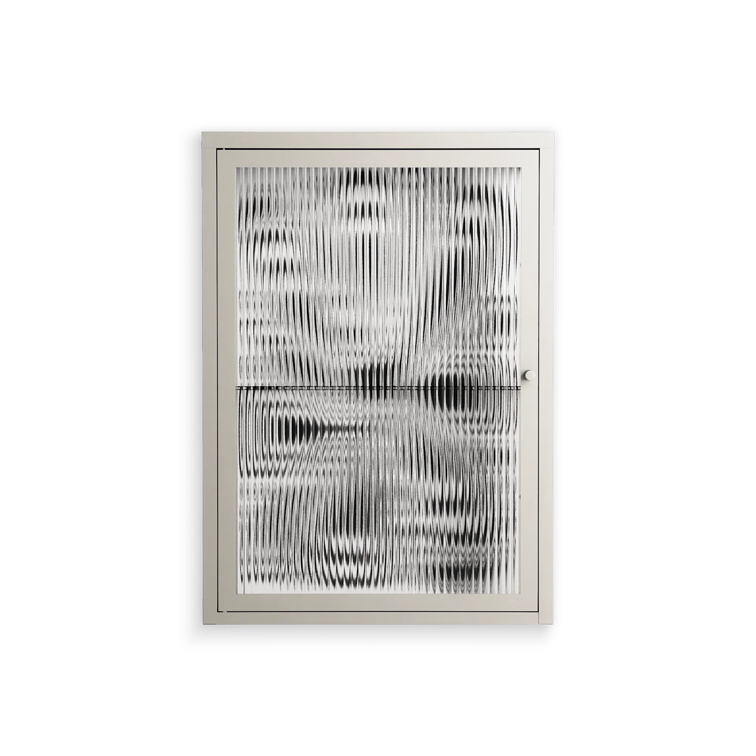 Splash of black - Wall Cabinet - Vratislav Pecka - Pebble - Reeded glass