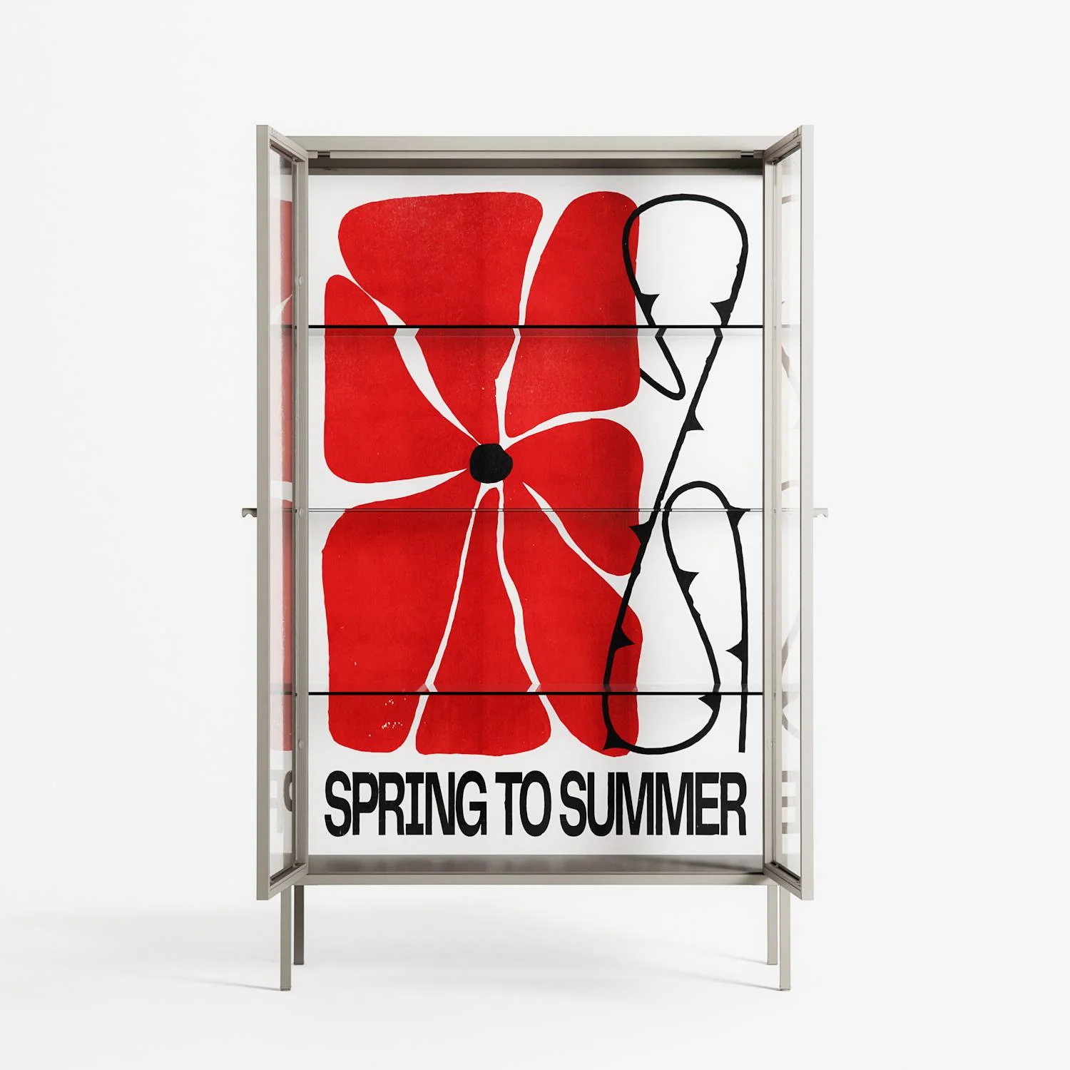 Spring to Summer - Cabinet - Alexander Khabbazi - Pebble - Clear glass - Image 3