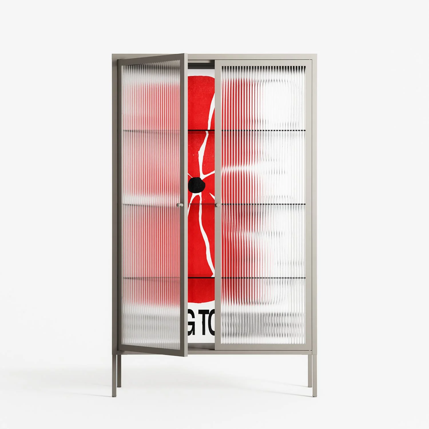 Spring to Summer - Cabinet - Alexander Khabbazi - Pebble - Reeded glass - Image 2