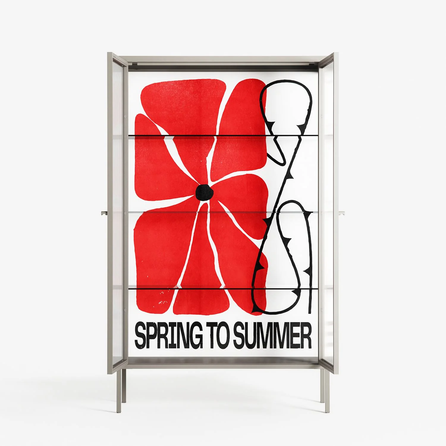 Spring to Summer - Cabinet - Alexander Khabbazi - Pebble - Reeded glass - Image 3