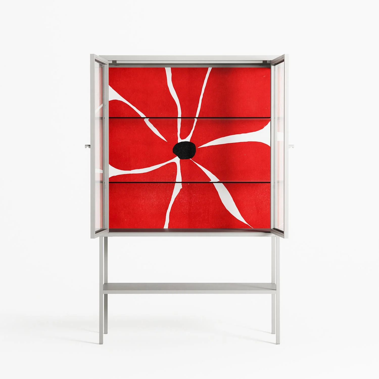 Spring to Summer - Loft Cabinet - Alexander Khabbazi - Chalk - Clear glass - Image 3