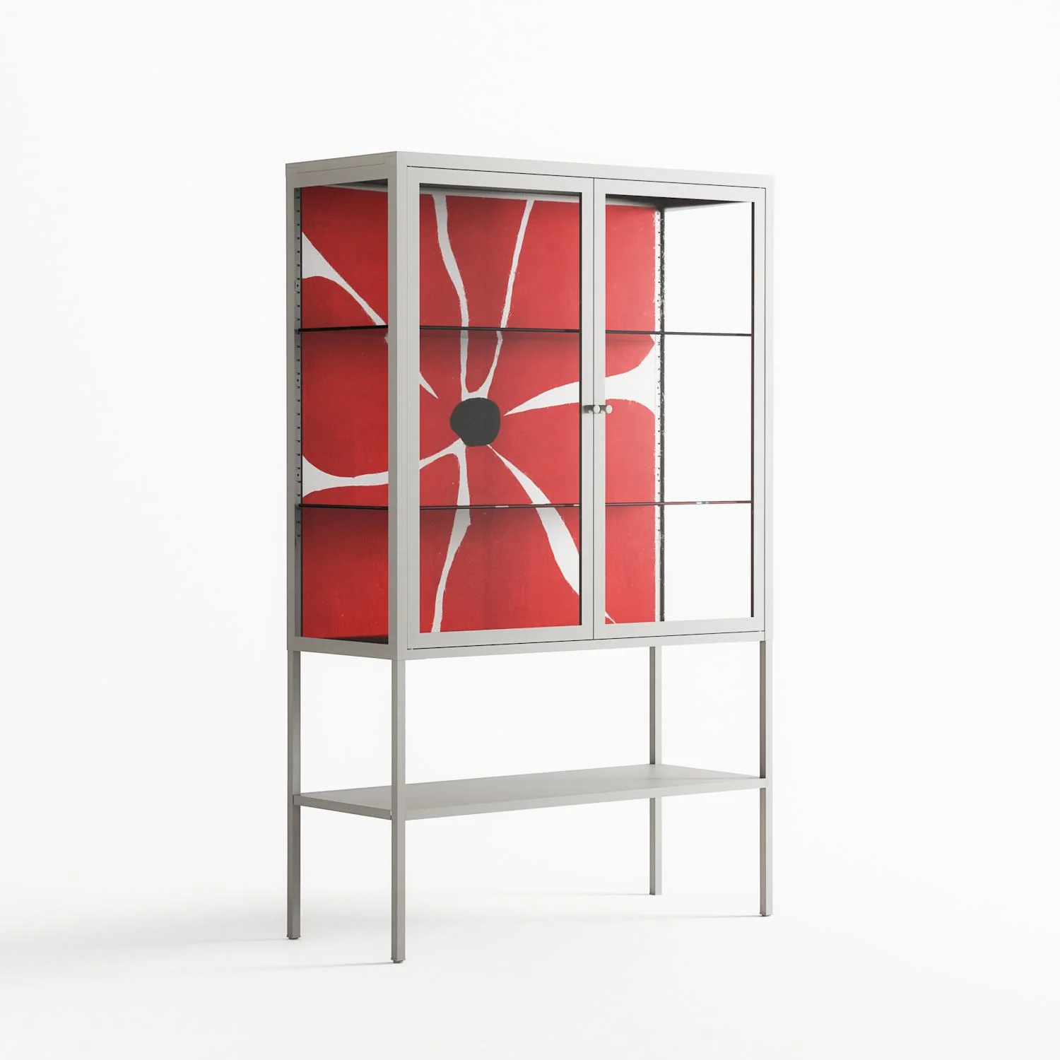 Spring to Summer - Loft Cabinet - Alexander Khabbazi - Chalk - Clear glass - Image 4