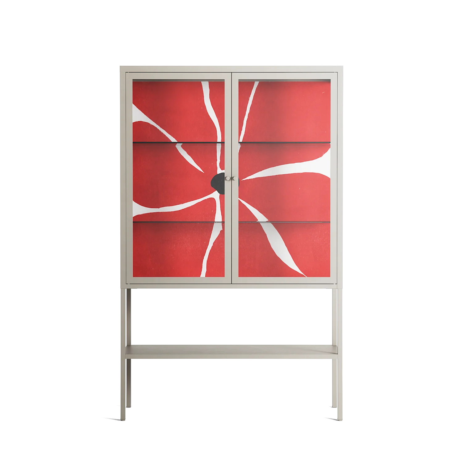 Spring to Summer - Loft Cabinet - Alexander Khabbazi - Pebble - Clear glass