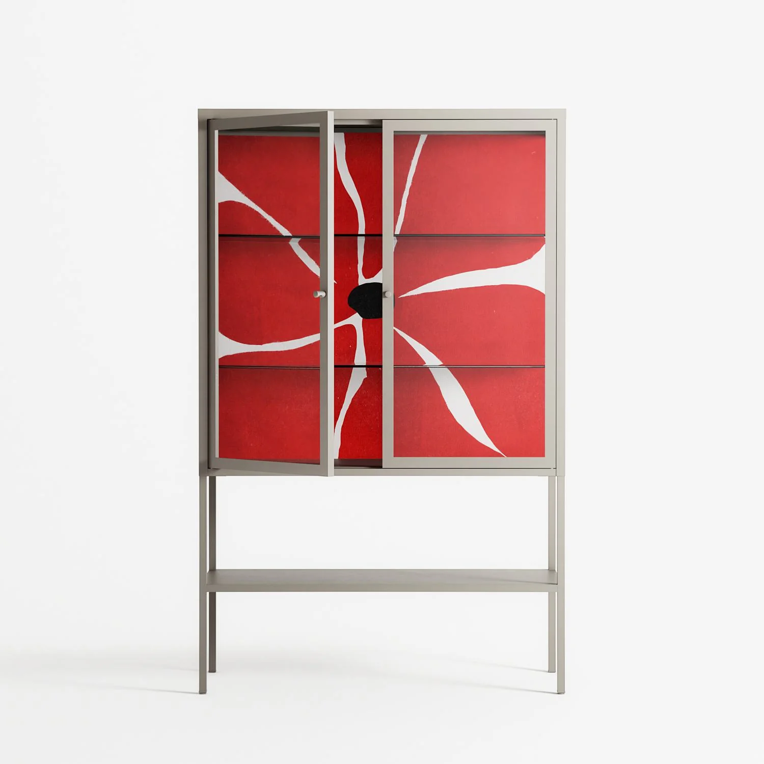 Spring to Summer - Loft Cabinet - Alexander Khabbazi - Pebble - Clear glass - Image 2