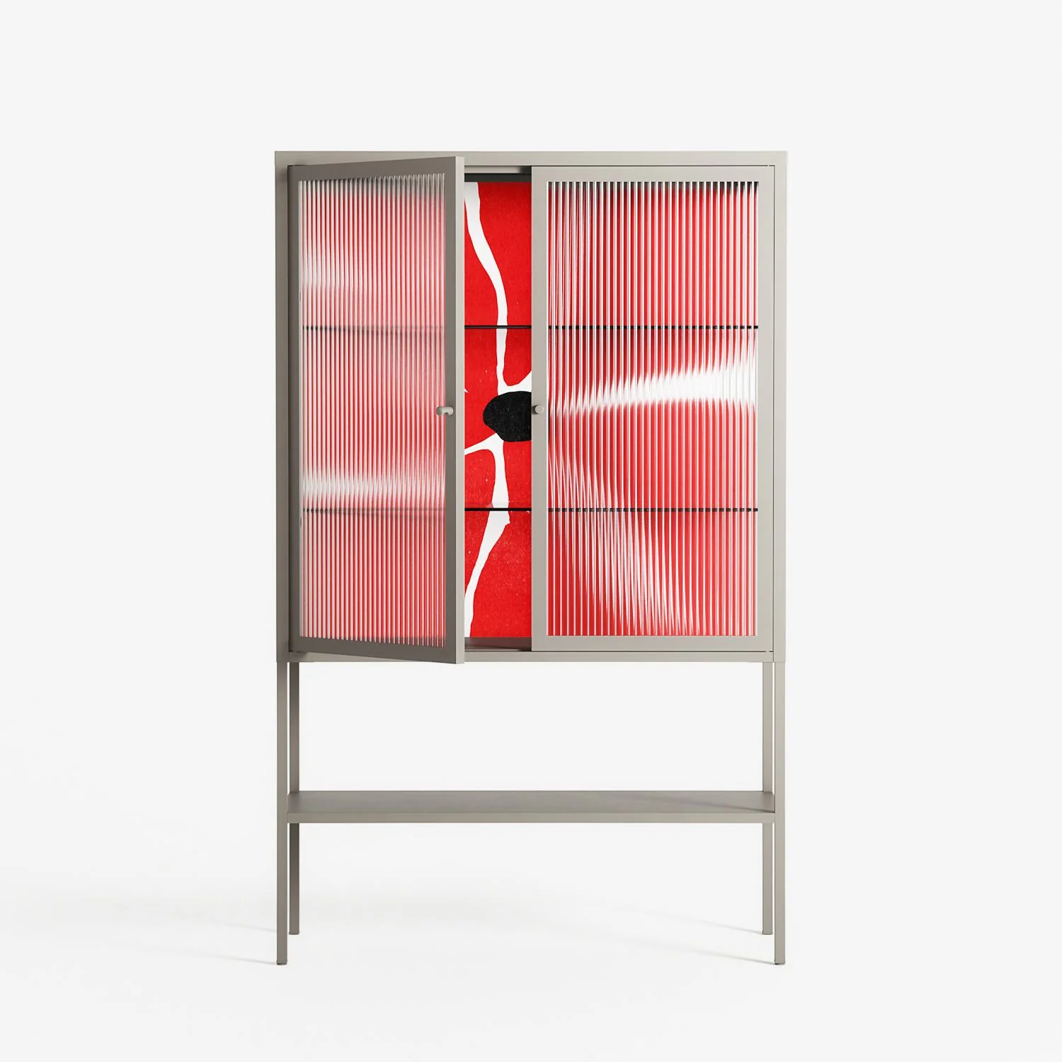 Spring to Summer - Loft Cabinet - Alexander Khabbazi - Pebble - Reeded glass - Image 2