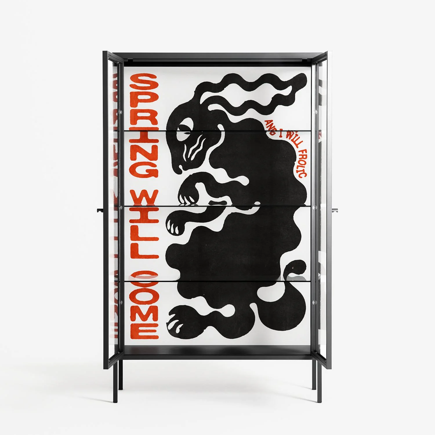 Spring Will Come - Cabinet - Alexander Khabbazi - Antracite - Clear glass - Image 3