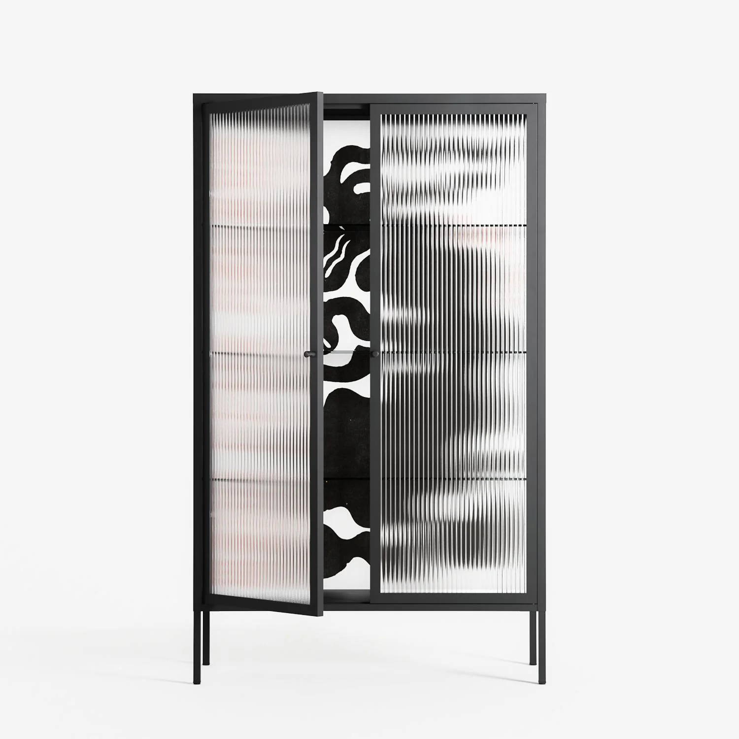 Spring Will Come - Cabinet - Alexander Khabbazi - Antracite - Reeded glass - Image 2