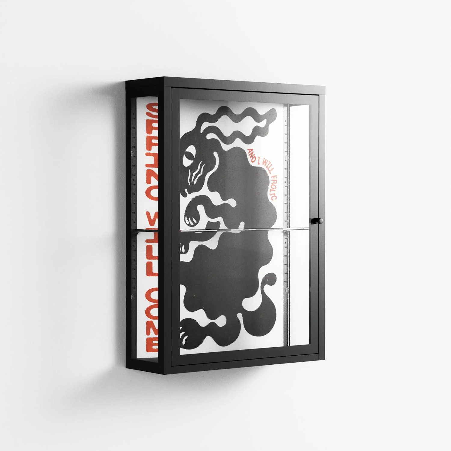 Spring Will Come - Wall Cabinet - Alexander Khabbazi - Antracite - Clear glass - Image 3