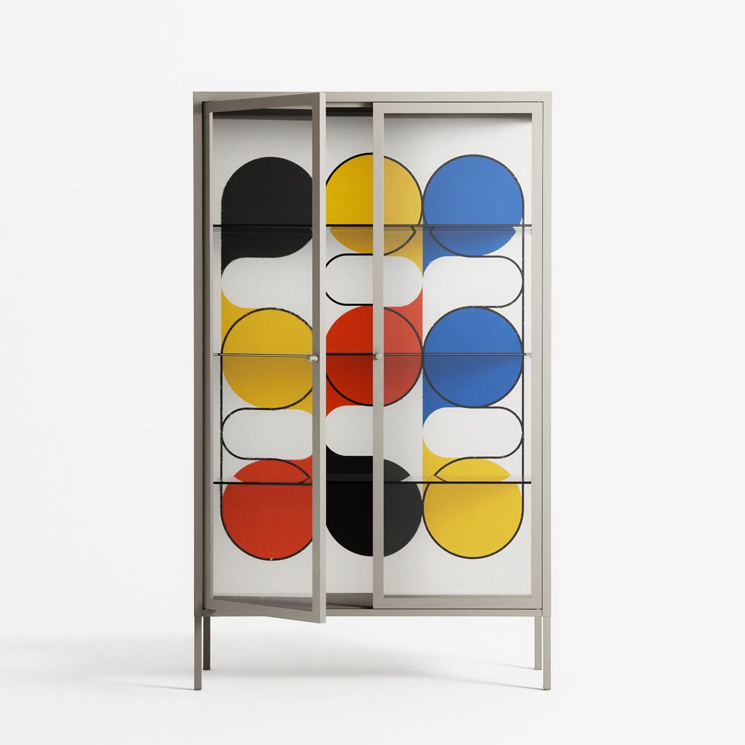 Springs - Cabinet - Vratislav Pecka - Pebble - Clear glass - Image 2