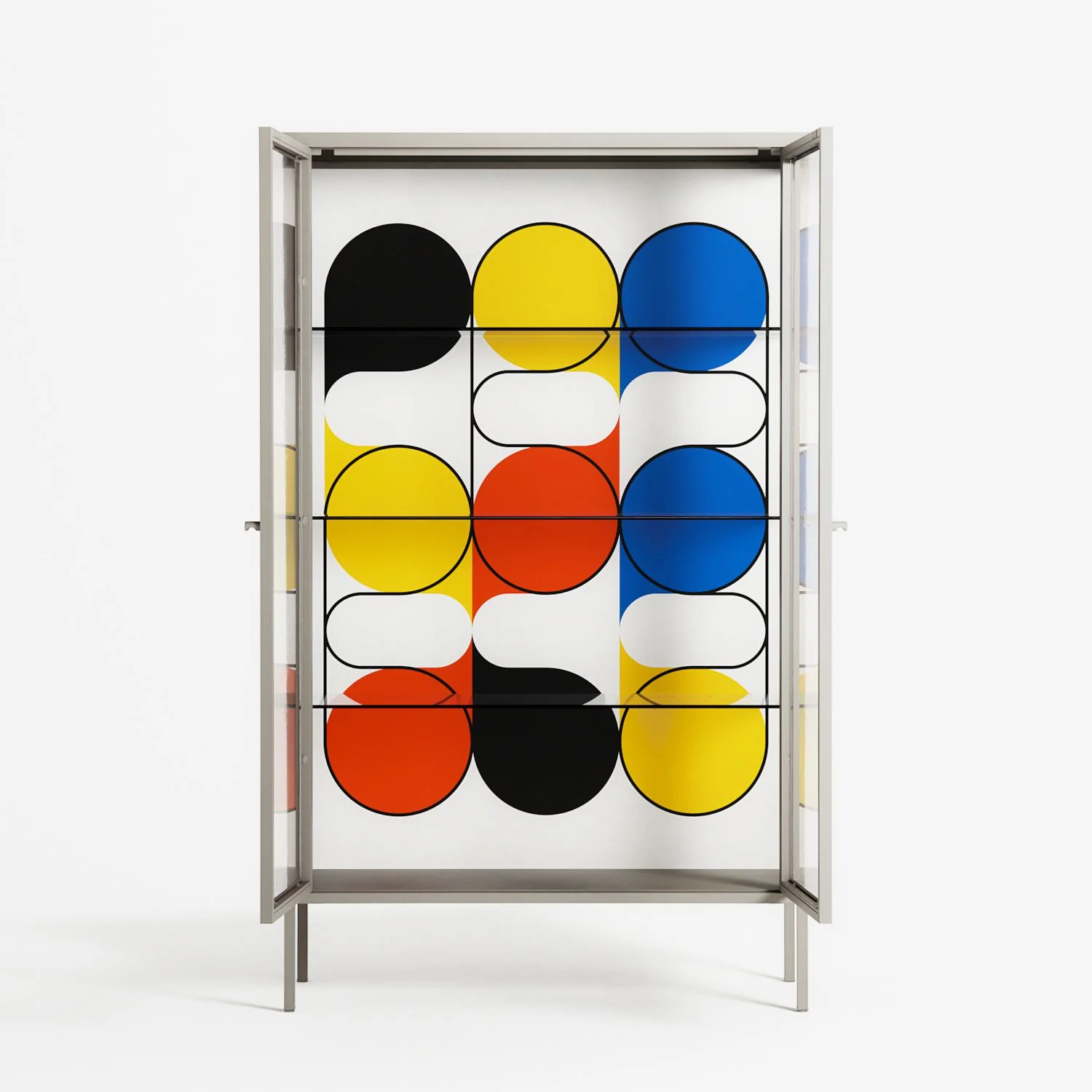 Springs - Cabinet - Vratislav Pecka - Pebble - Clear glass - Image 3