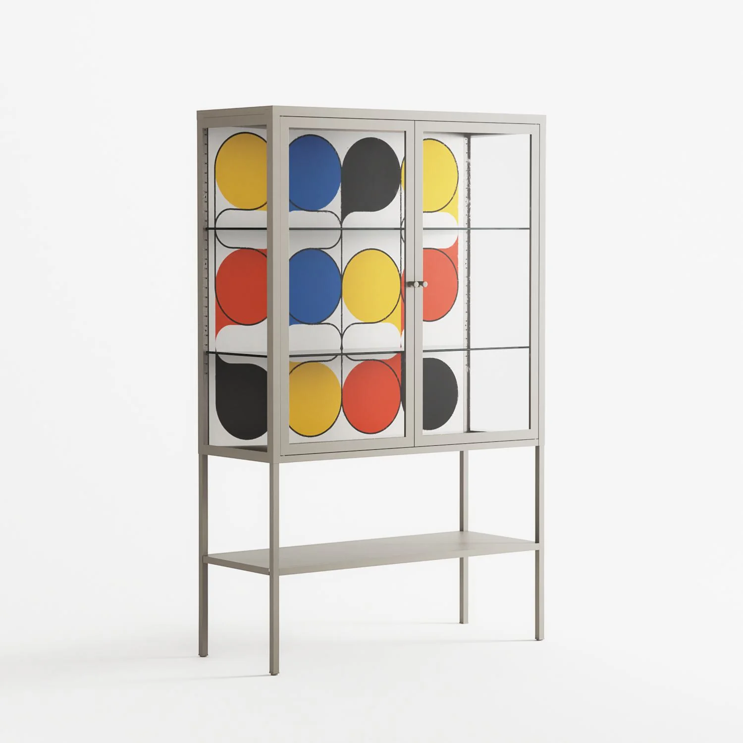 Springs - Loft Cabinet - Vratislav Pecka - Pebble - Clear glass - Image 4