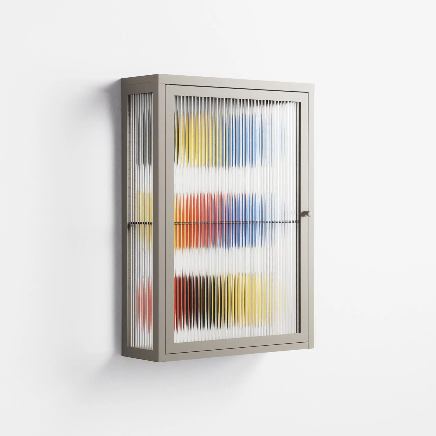 Springs - Wall Cabinet - Vratislav Pecka - Pebble - Reeded glass - Image 4