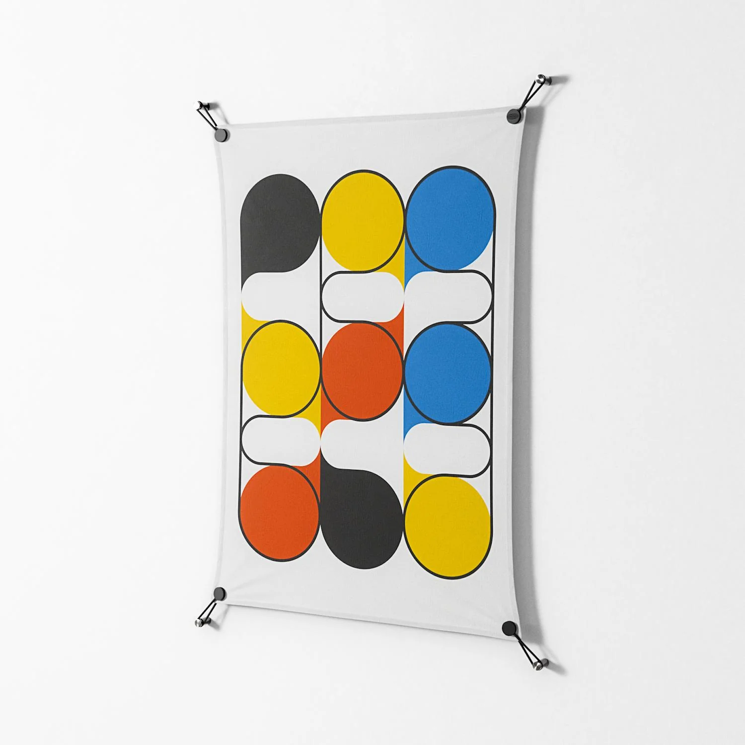 Springs - Work On Wall - Vratislav Pecka - Black - 70 x 100 cm - Image 2
