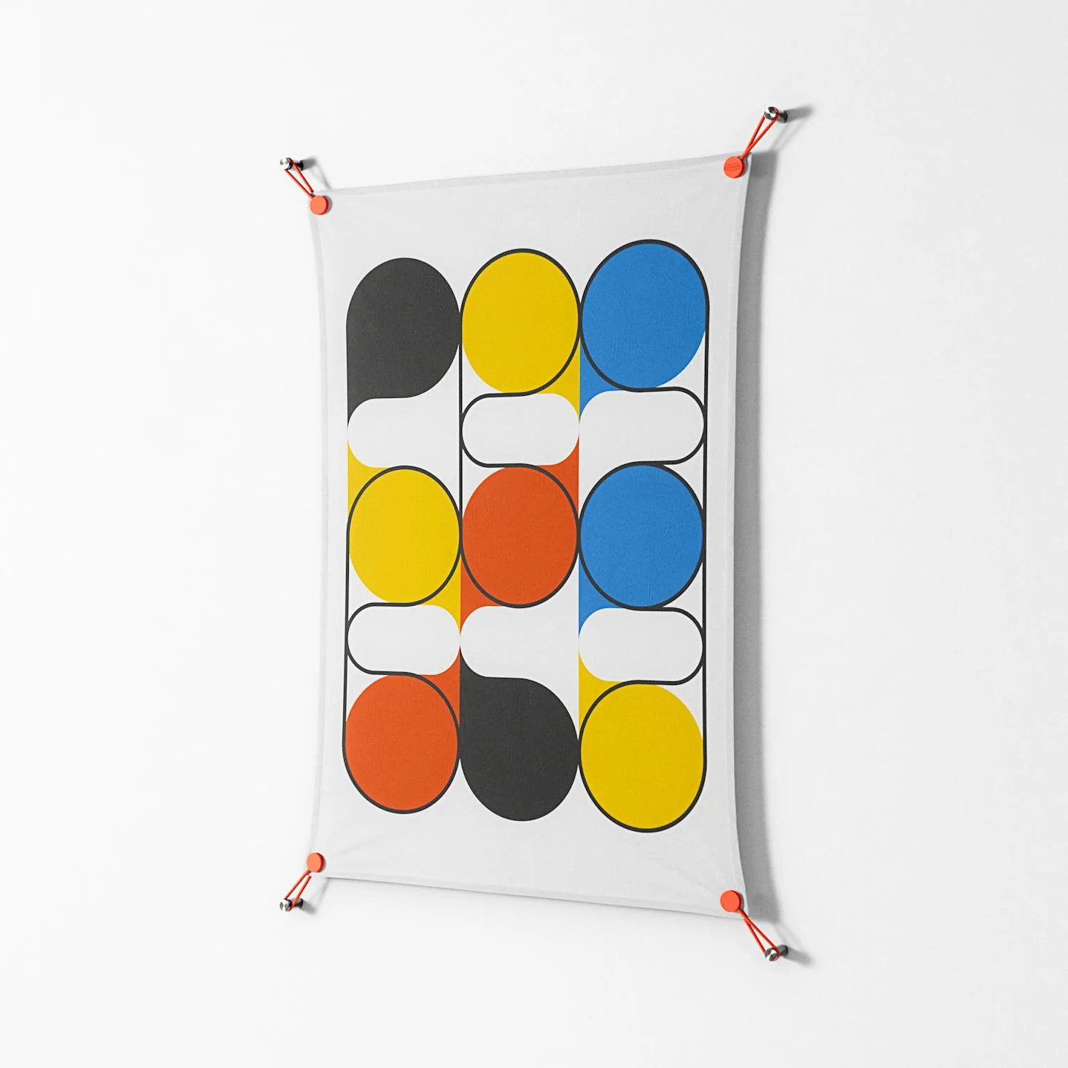 Springs - Work On Wall - Vratislav Pecka - Orange - 70 x 100 cm - Image 2