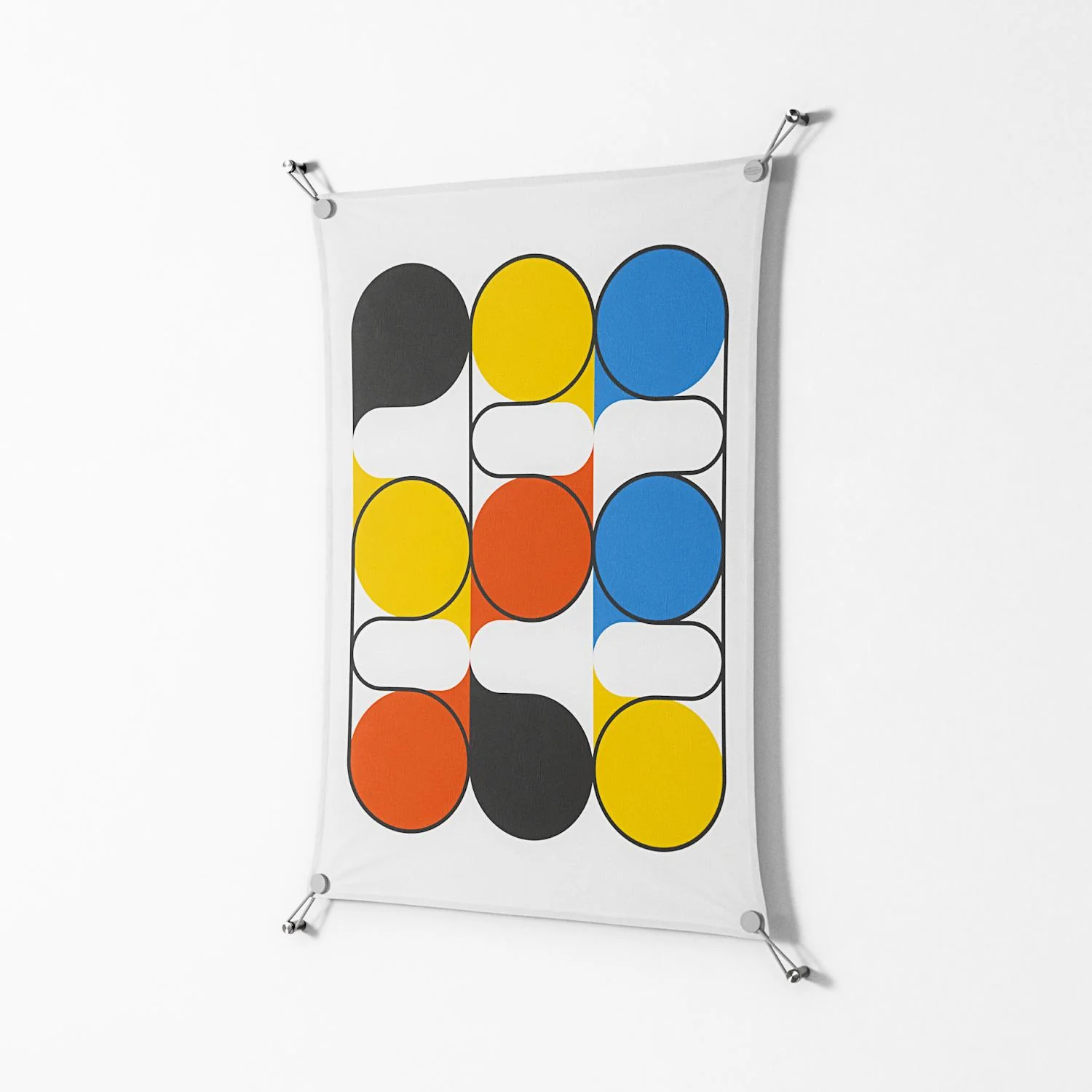 Springs - Work On Wall - Vratislav Pecka - Silver - 70 x 100 cm - Image 2