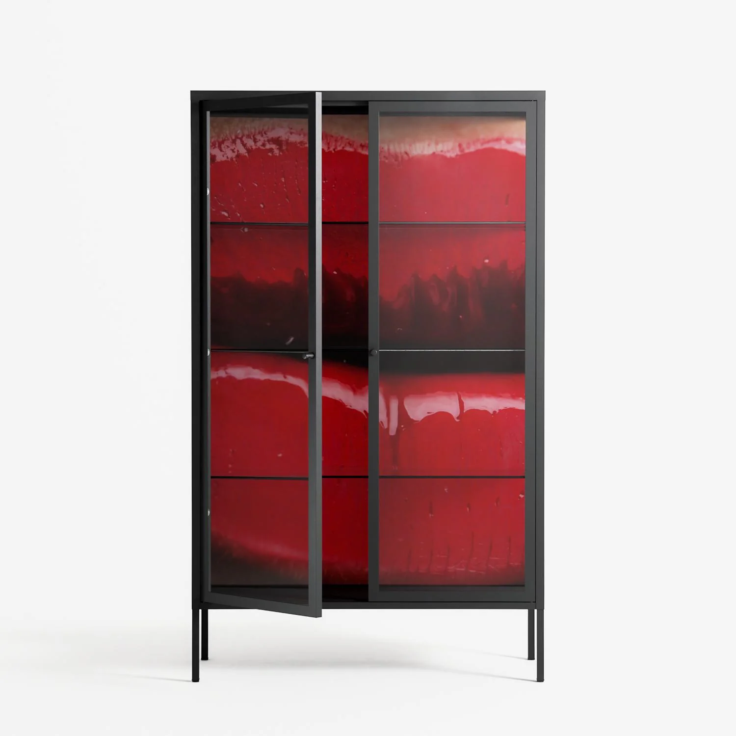 Squish - Cabinet - Nadia Ryder - Antracite - Clear glass - Image 2