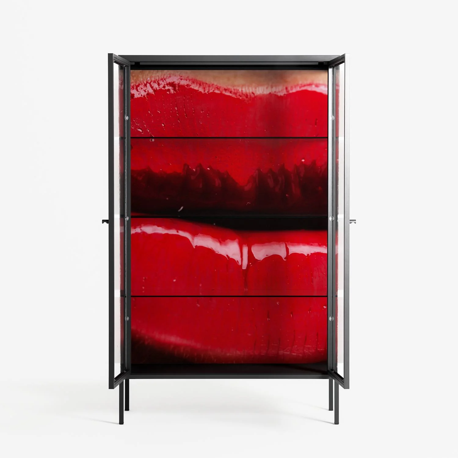 Squish - Cabinet - Nadia Ryder - Antracite - Clear glass - Image 3