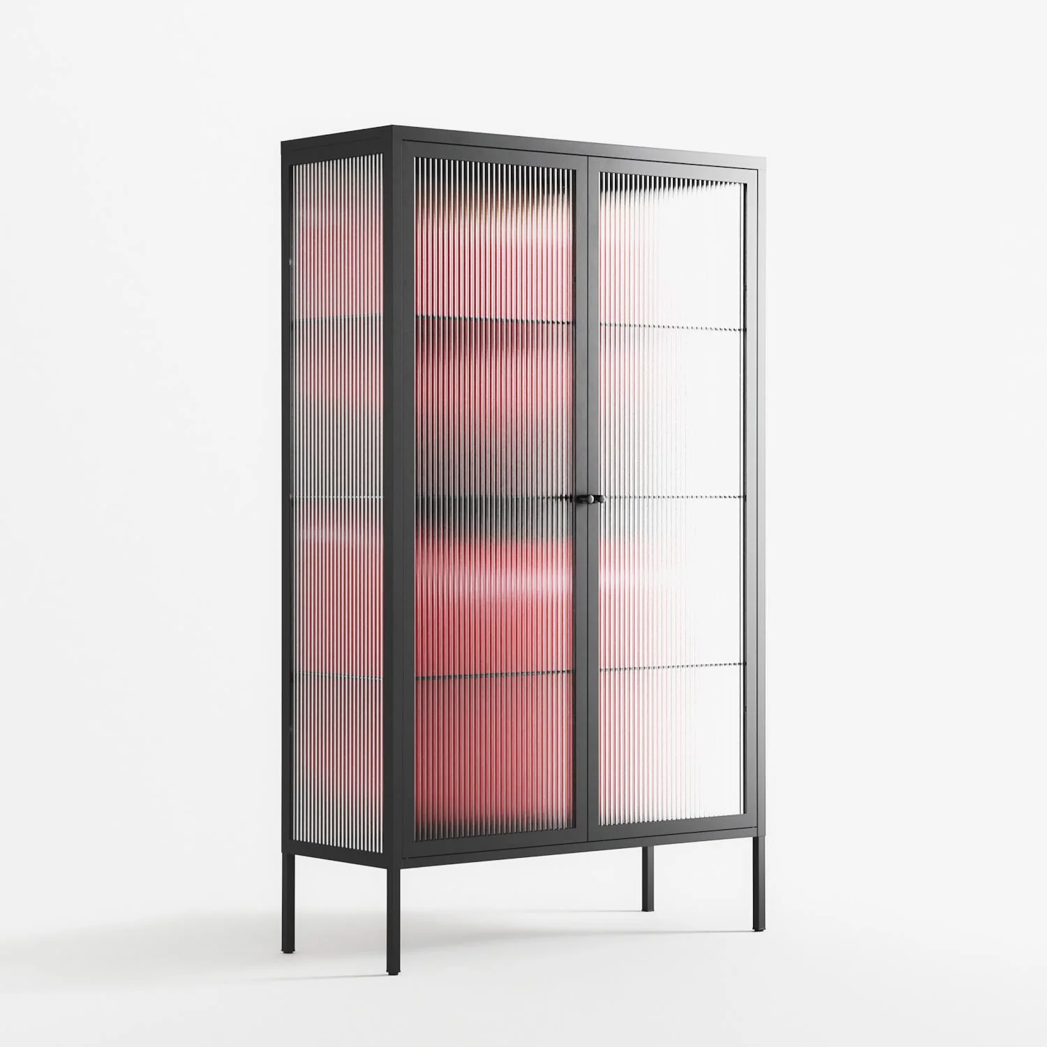 Squish - Cabinet - Nadia Ryder - Antracite - Reeded glass - Image 4