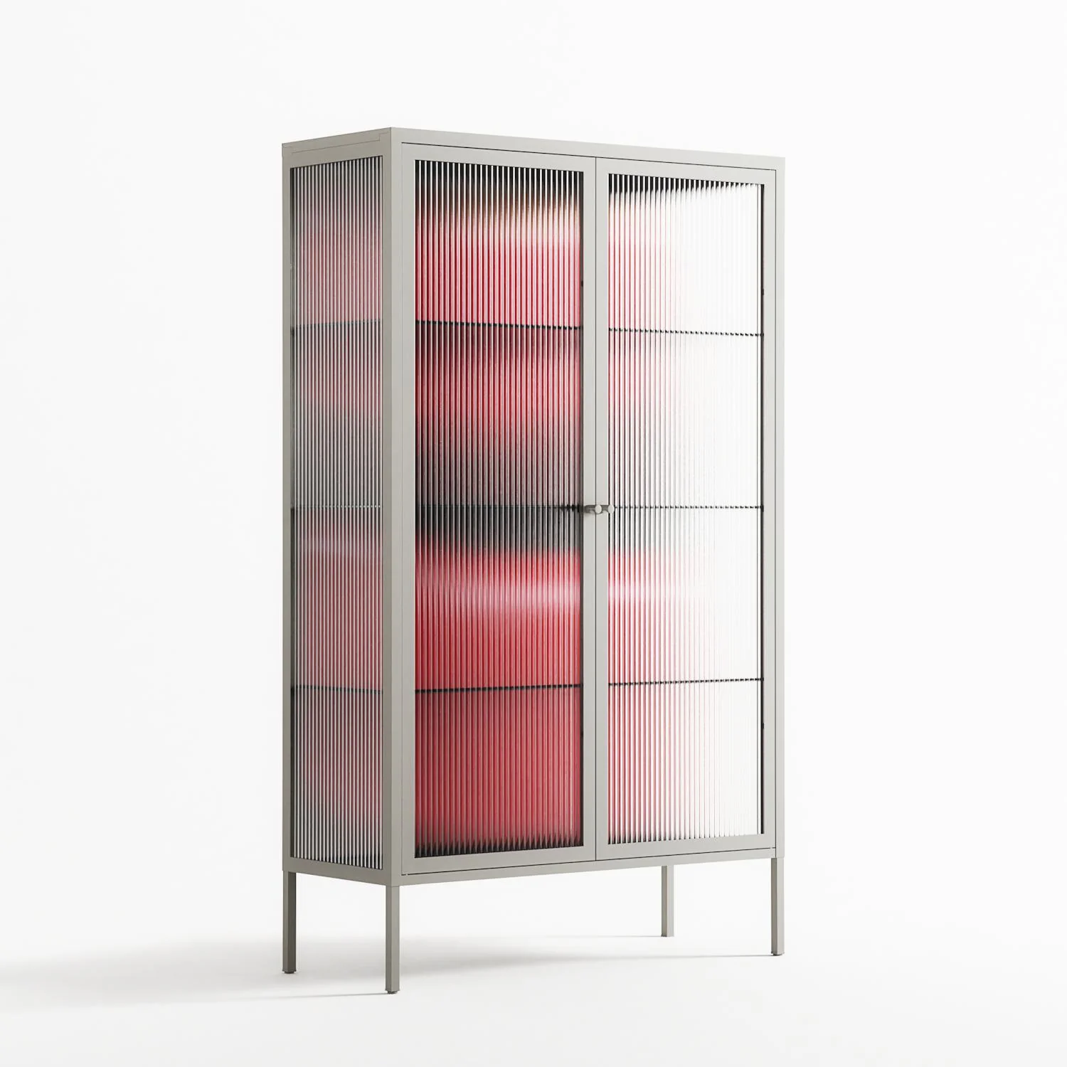Squish - Cabinet - Nadia Ryder - Chalk - Reeded glass - Image 4