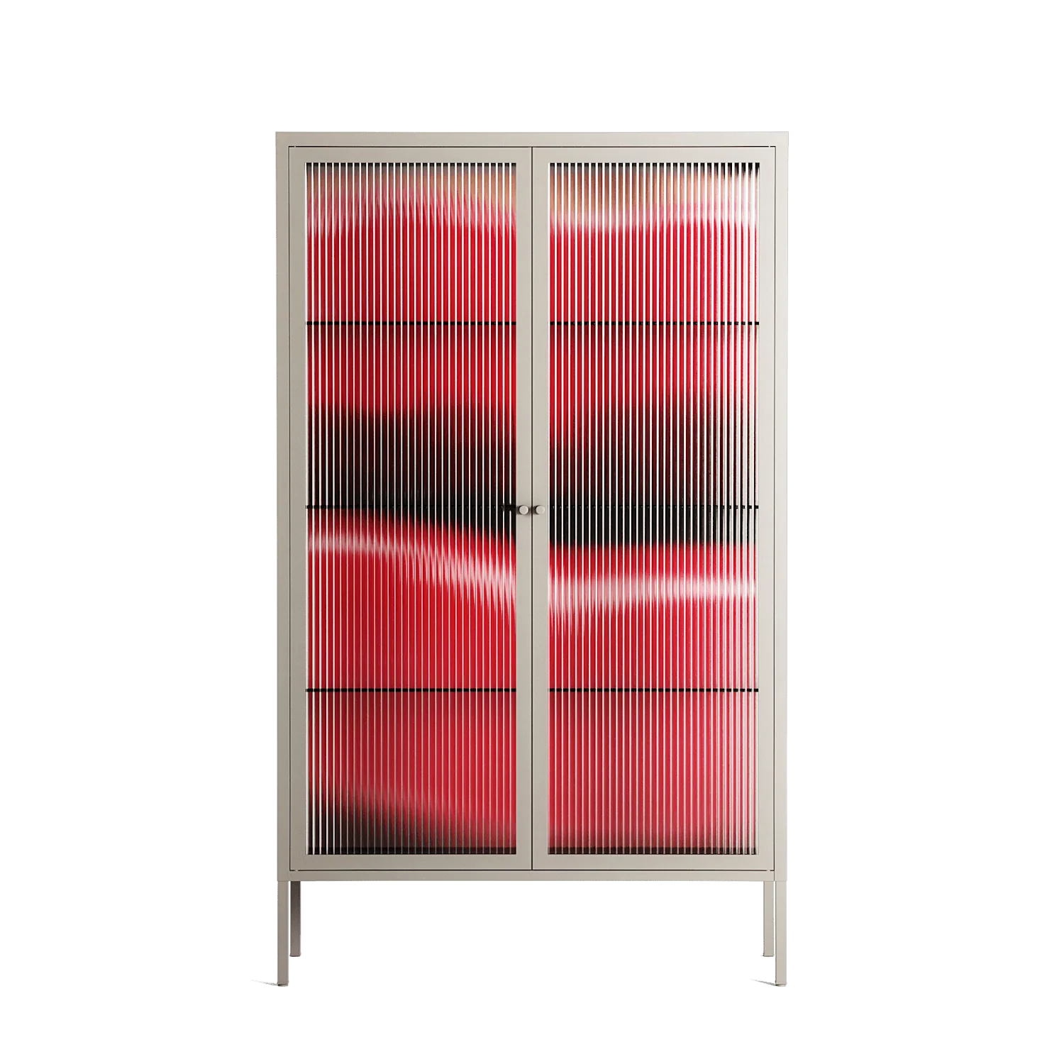 Squish - Cabinet - Nadia Ryder - Pebble - Reeded glass