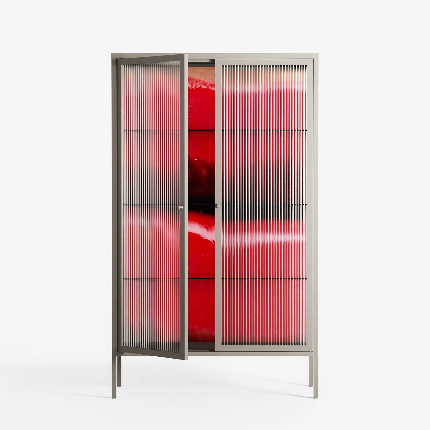 Squish - Cabinet - Nadia Ryder - Pebble - Reeded glass - Image 2