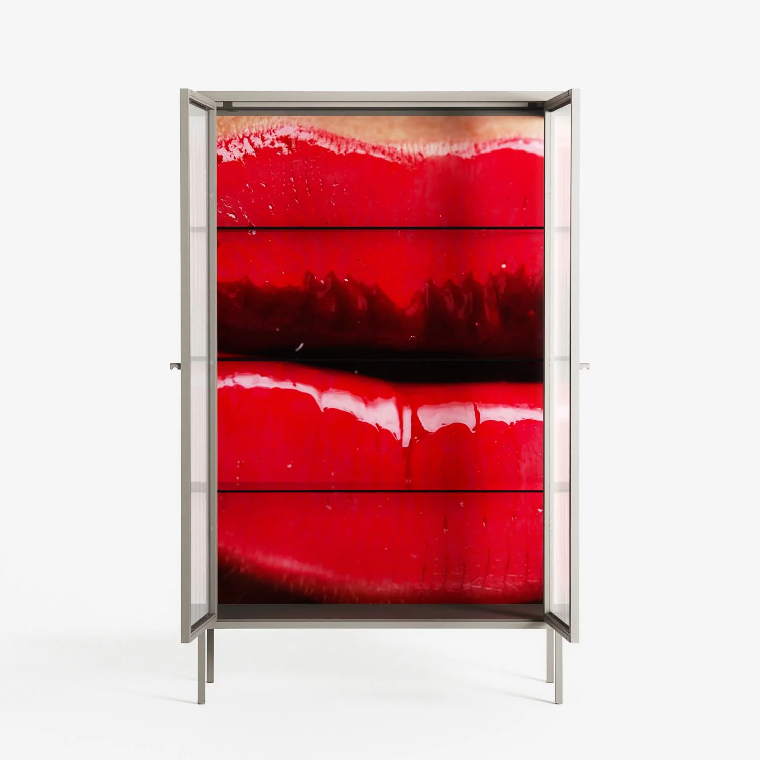Squish - Cabinet - Nadia Ryder - Pebble - Reeded glass - Image 3
