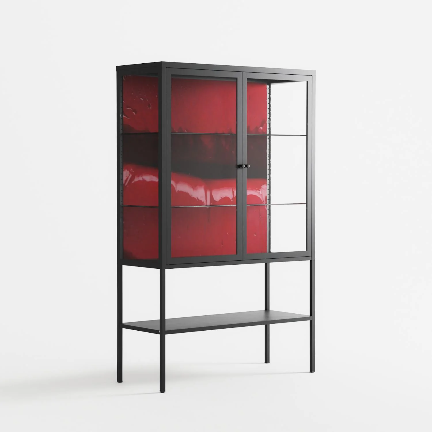 Squish - Loft Cabinet - Nadia Ryder - Antracite - Clear glass - Image 4