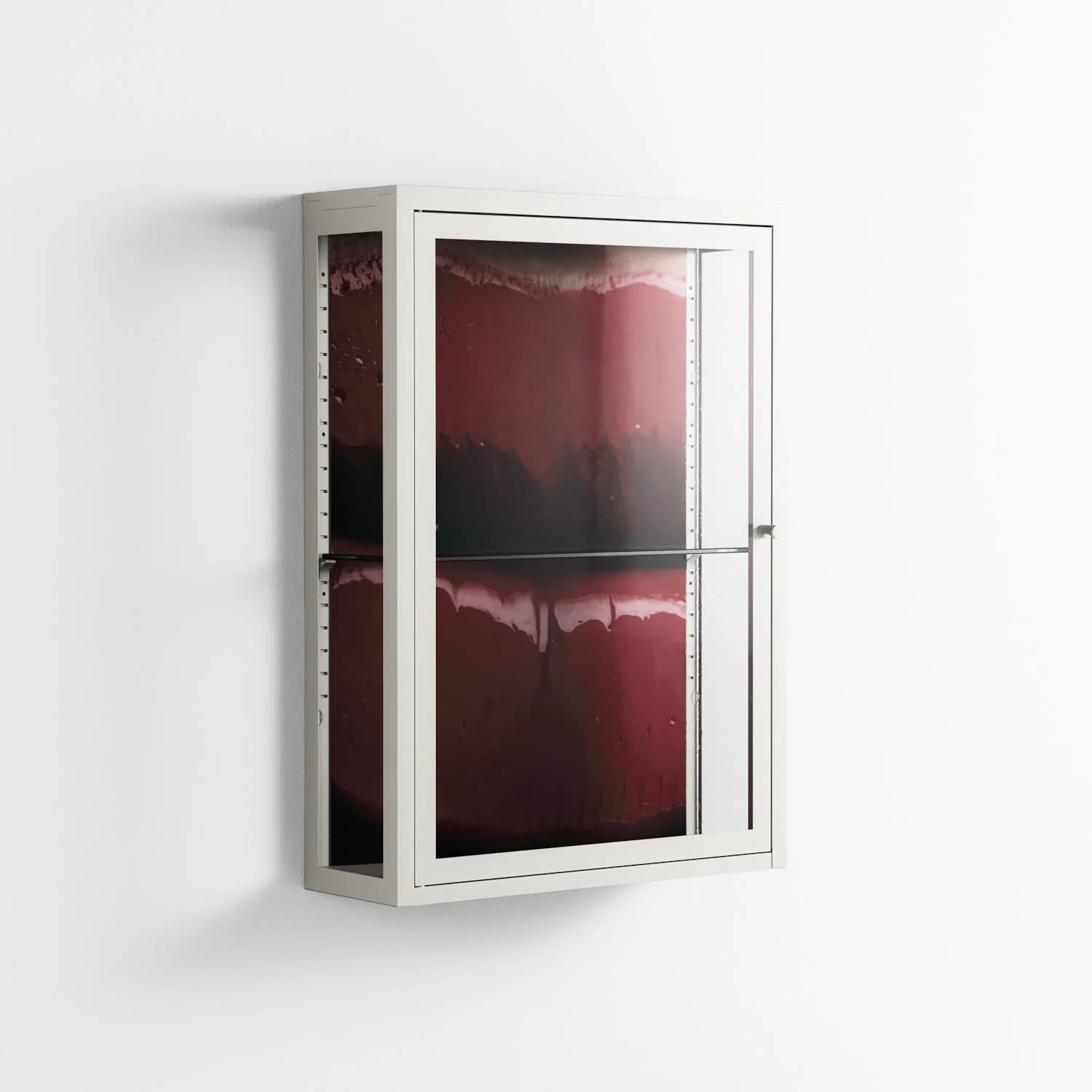 Squish - Wall Cabinet - Nadia Ryder - Chalk - Clear glass - Image 4