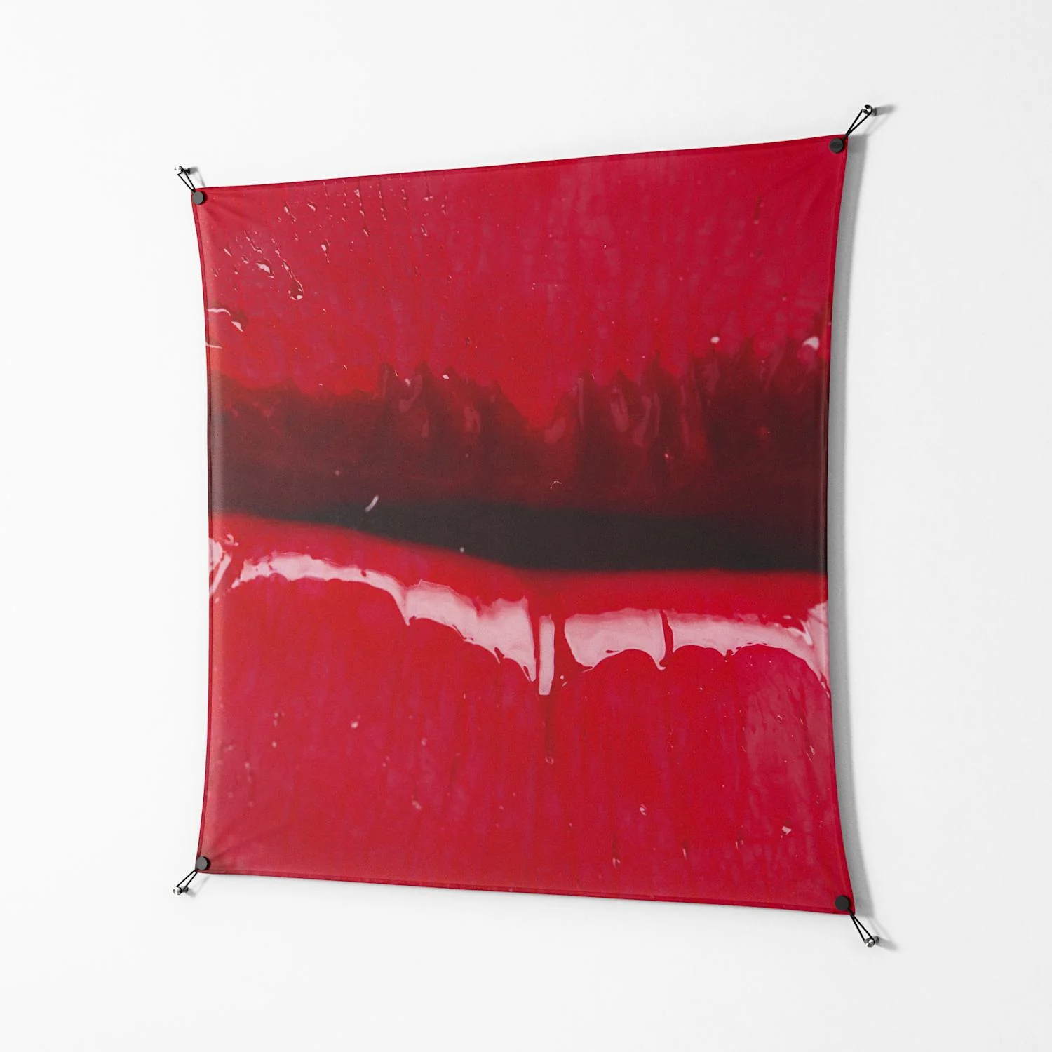 Squish - Work On Wall - Nadia Ryder - Black - 140 x 140 cm - Image 2