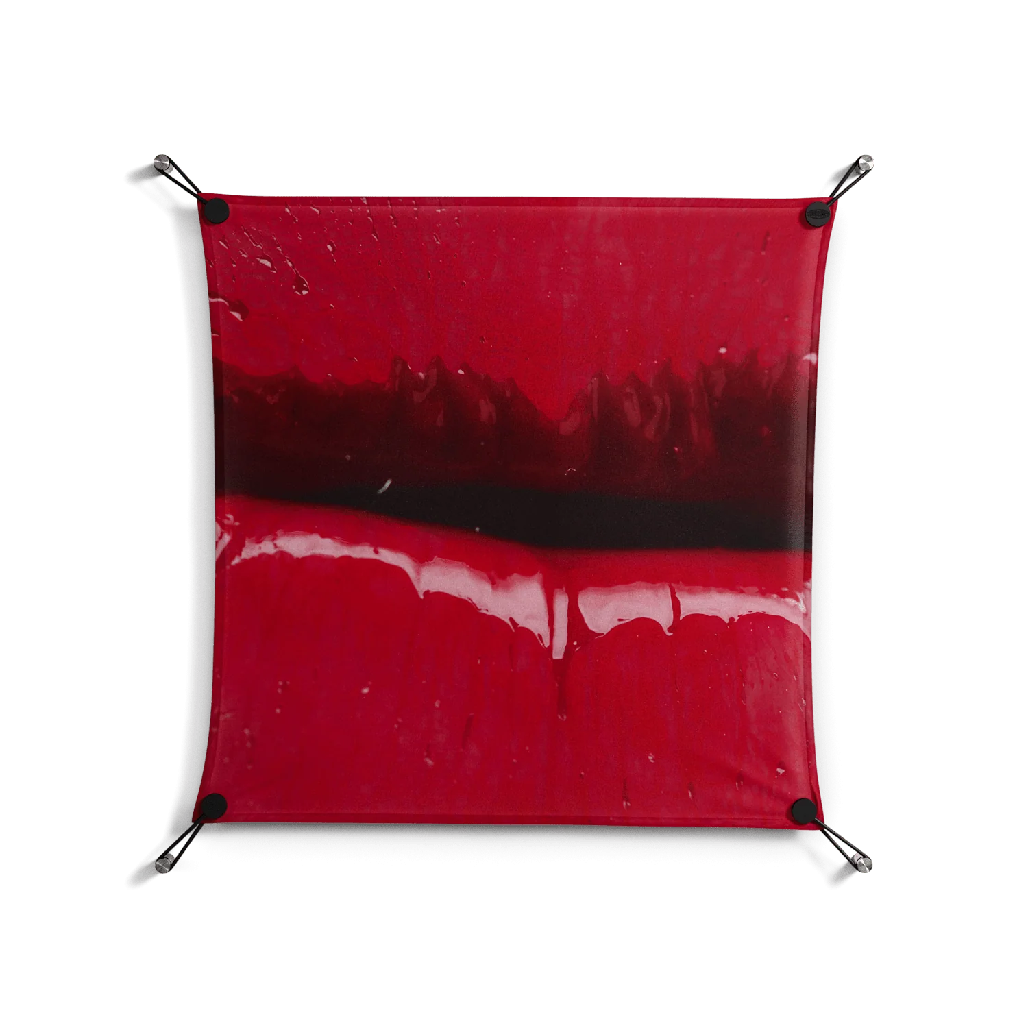 Squish - Work On Wall - Nadia Ryder - Black - 70 x 70 cm